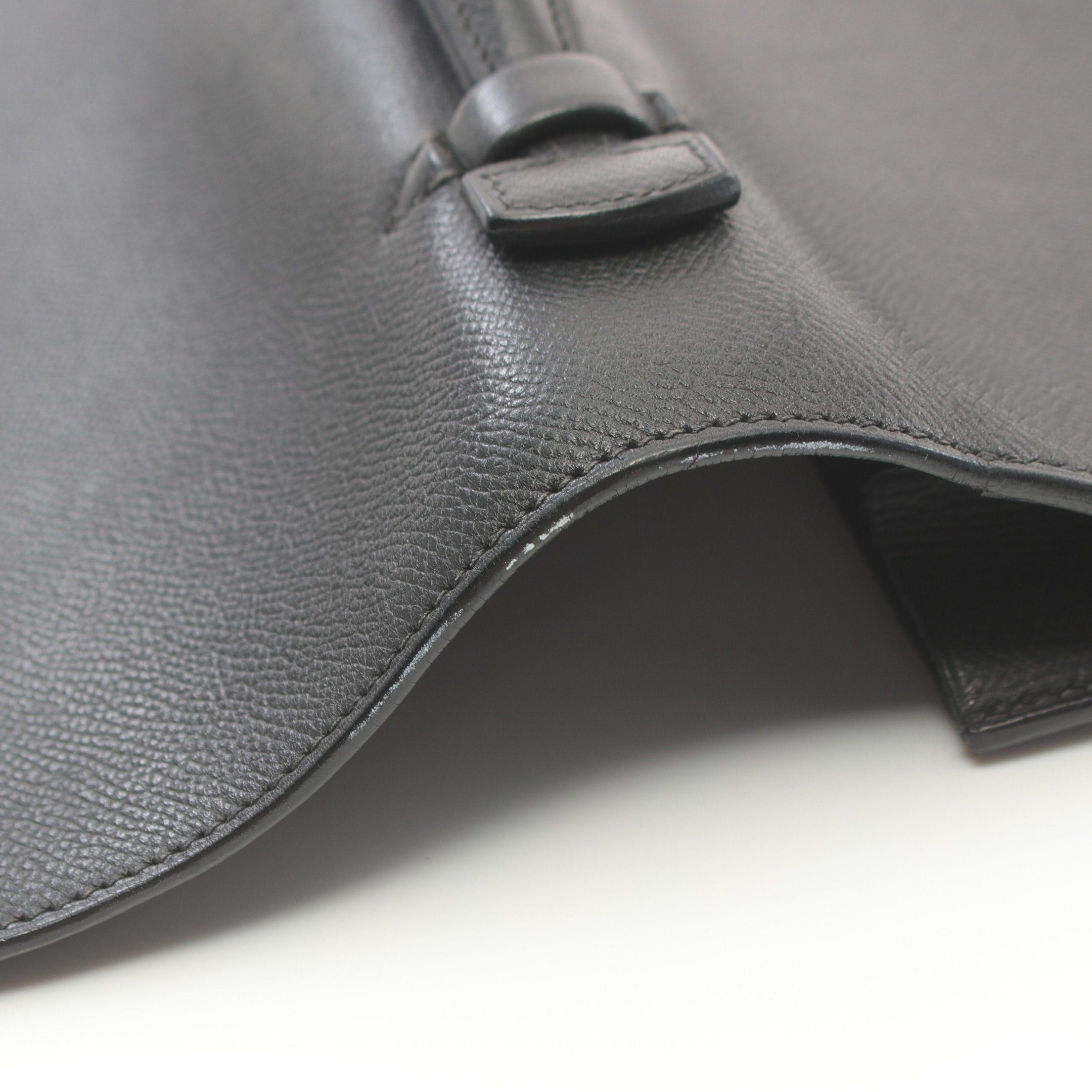 Hermes Hermes Sac Adepeche 27 Business Bag Briefcase Veau Epsom Black Silver Hardware □H Stamp Size ONE SIZE - 10 Thumbnail