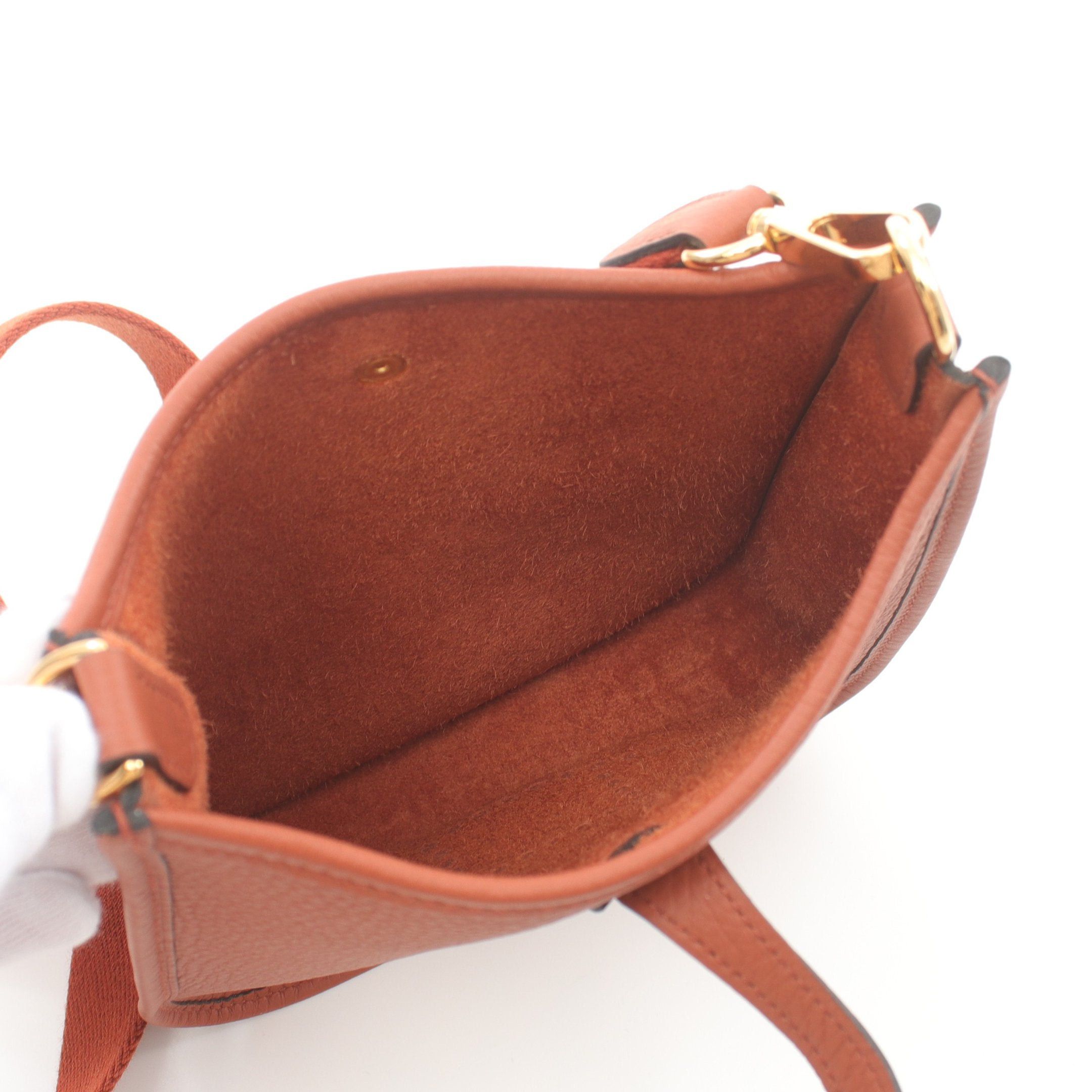 Hermes Hermes Evelyn Tpm Cuible Shoulder Bag Maurice Leather Brown Gold Hardware B Stamp Size ONE SIZE - 3 Thumbnail
