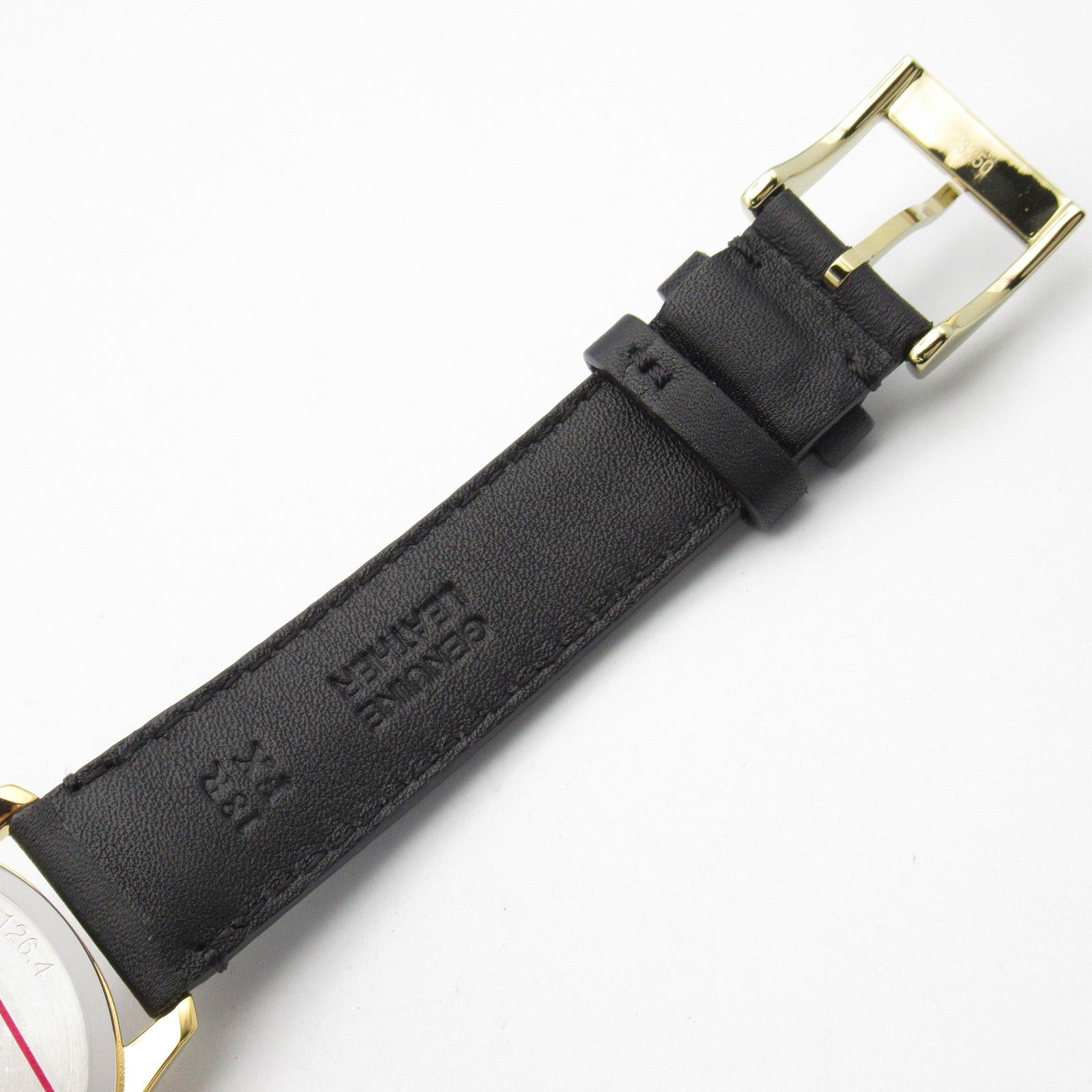 Gucci Gucci G Timeless Mens Watch Quartz Gp (Gold Plated) Leather Belt White Shell Size ONE SIZE - 18 Thumbnail