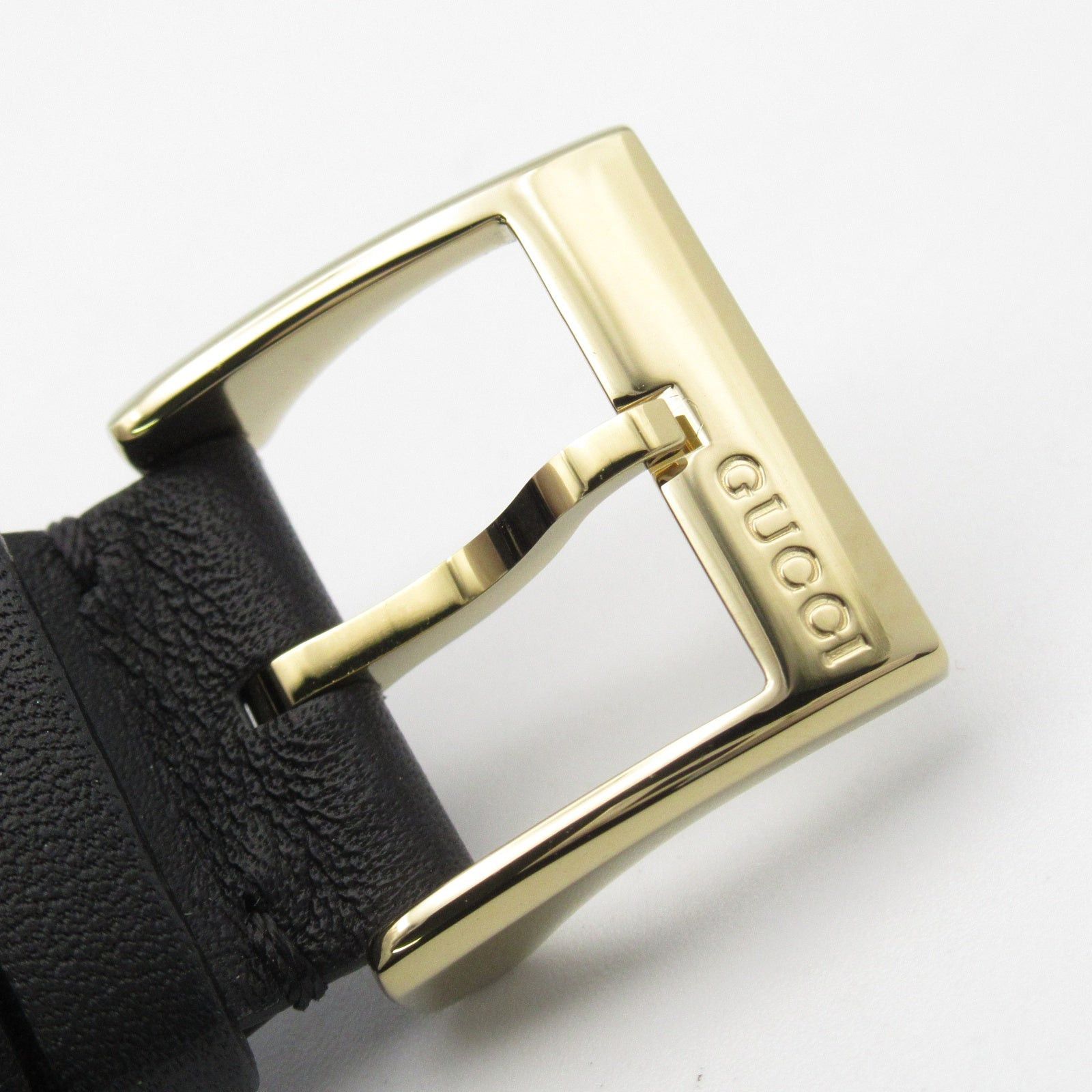 Gucci Gucci G Timeless Mens Watch Quartz Gp (Gold Plated) Leather Belt White Shell Size ONE SIZE - 19 Thumbnail