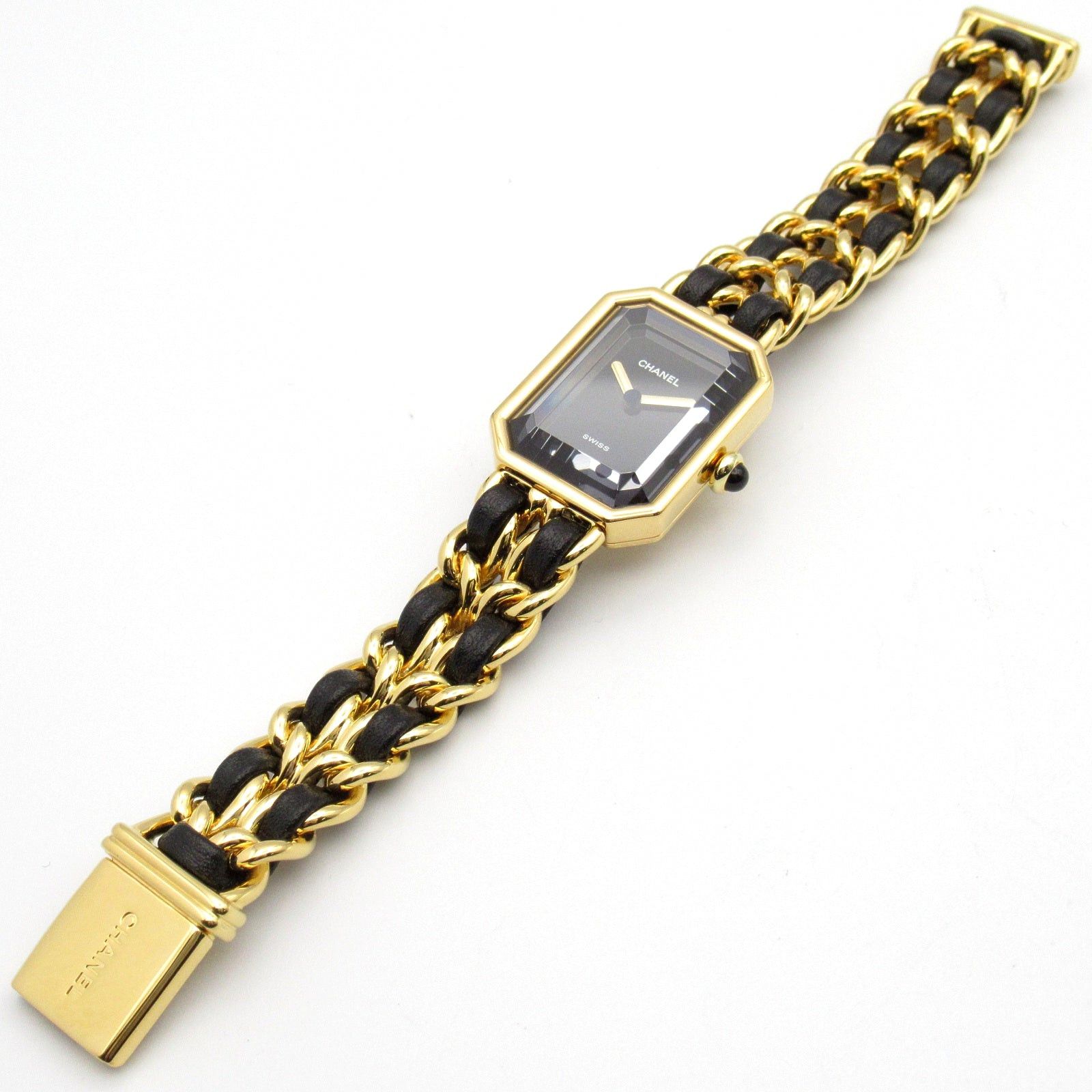 Chanel Chanel Premier S Women Watch Quartz Gp (Gold Plated) Leather Black Size ONE SIZE - 4 Thumbnail