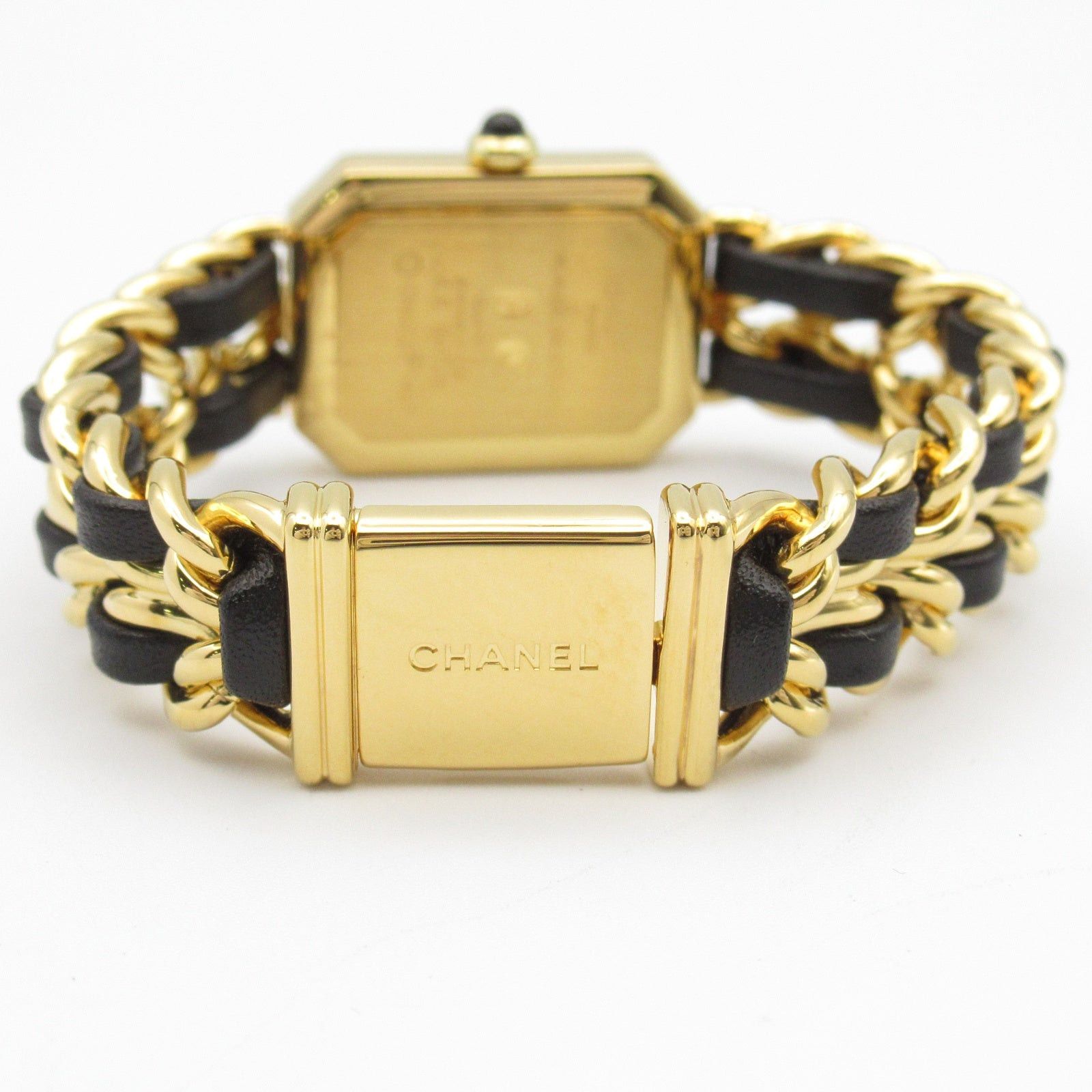 Chanel Chanel Premier S Women Watch Quartz Gp (Gold Plated) Leather Black Size ONE SIZE - 3 Thumbnail