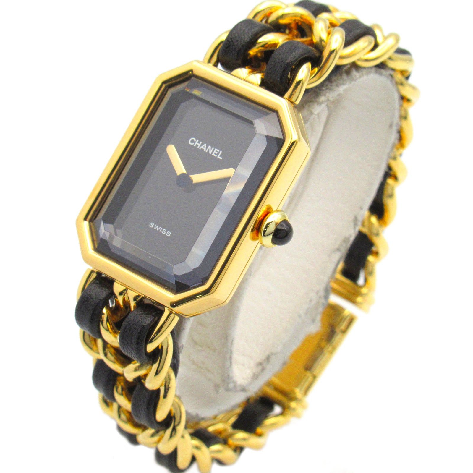 Chanel Chanel Premier S Women Watch Quartz Gp (Gold Plated) Leather Black Size ONE SIZE - 2 Thumbnail