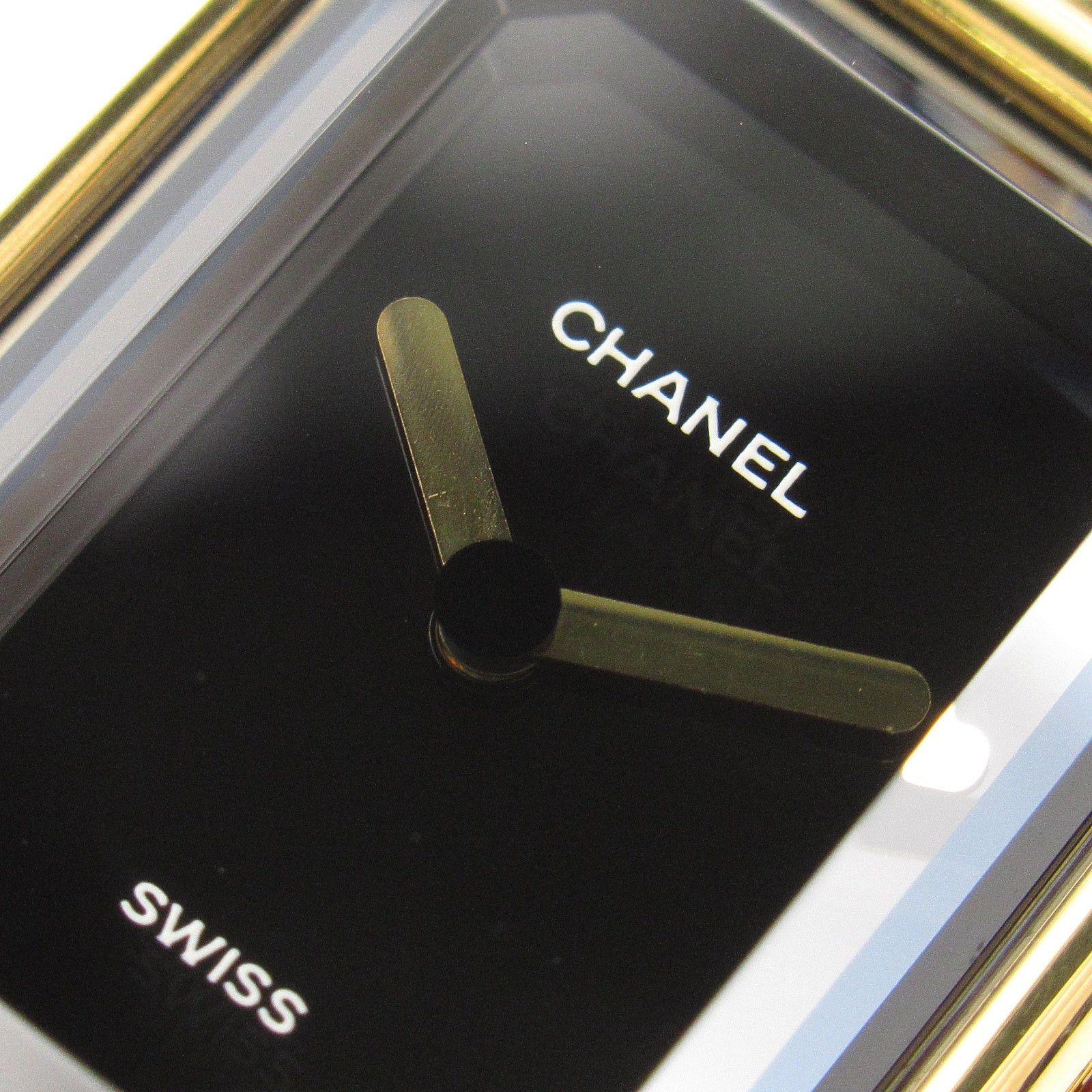 Chanel Chanel Premier S Women Watch Quartz Gp (Gold Plated) Leather Black Size ONE SIZE - 7 Thumbnail