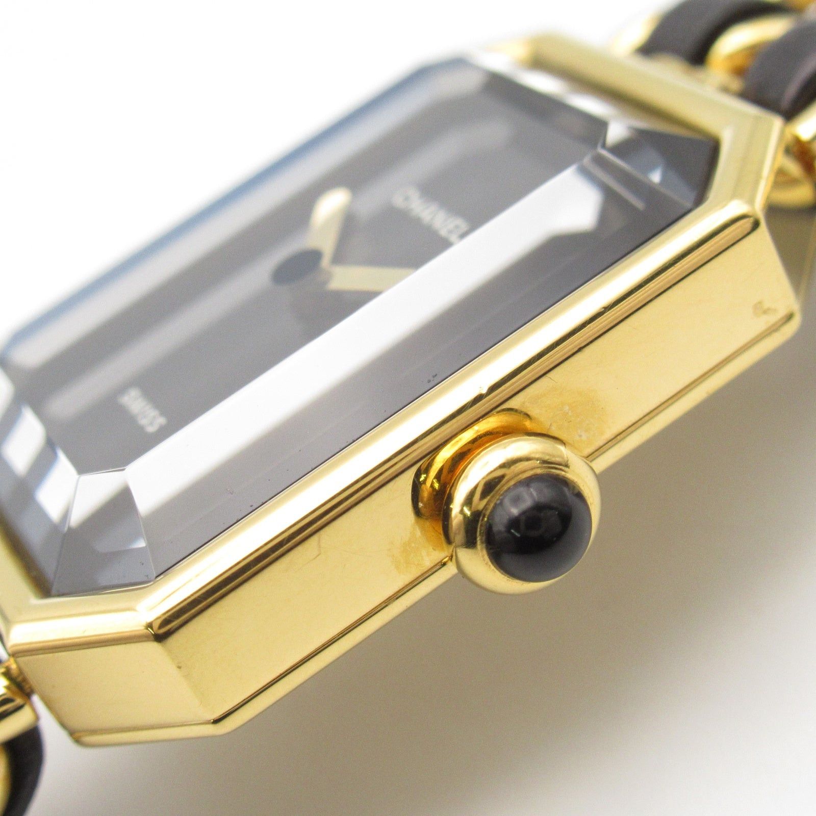 Chanel Chanel Premier S Women Watch Quartz Gp (Gold Plated) Leather Black Size ONE SIZE - 8 Thumbnail