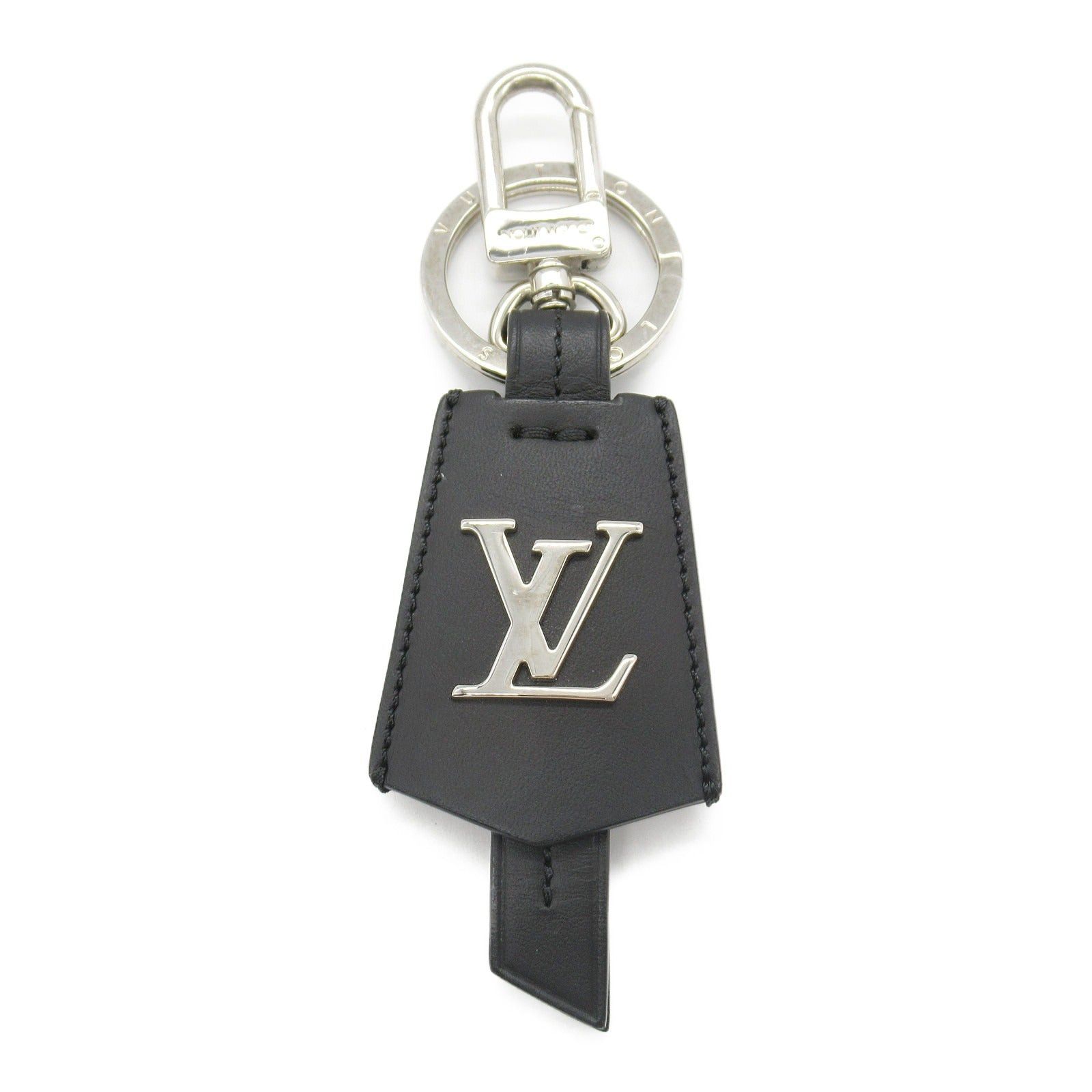 Louis Vuitton Louis Vuitton Lv Cloche Kure Key Ring Calfskin (Cowhide) Curve Black Noir Size ONE SIZE - 2 Thumbnail