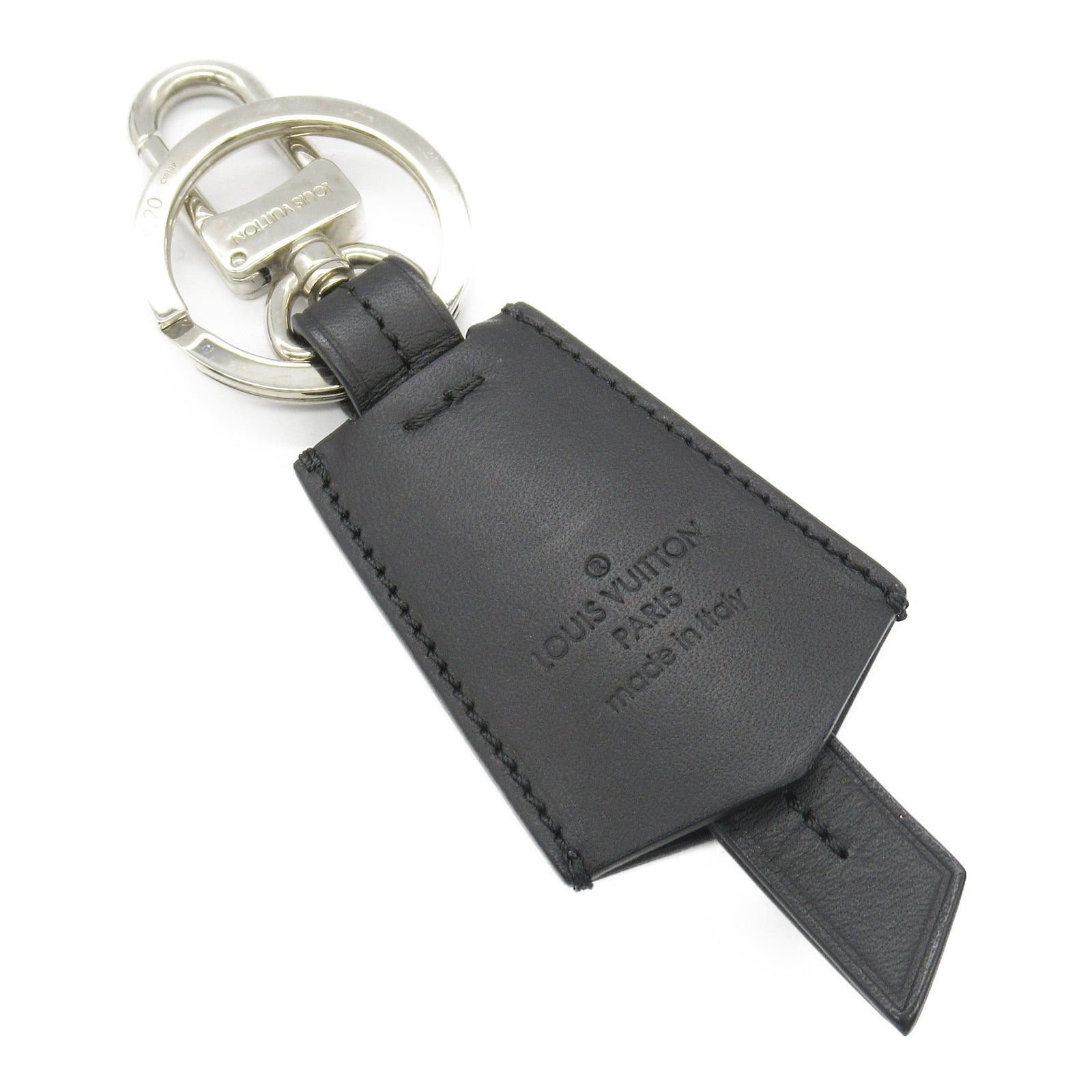 Louis Vuitton Louis Vuitton Lv Cloche Kure Key Ring Calfskin (Cowhide) Curve Black Noir Size ONE SIZE - 3 Thumbnail