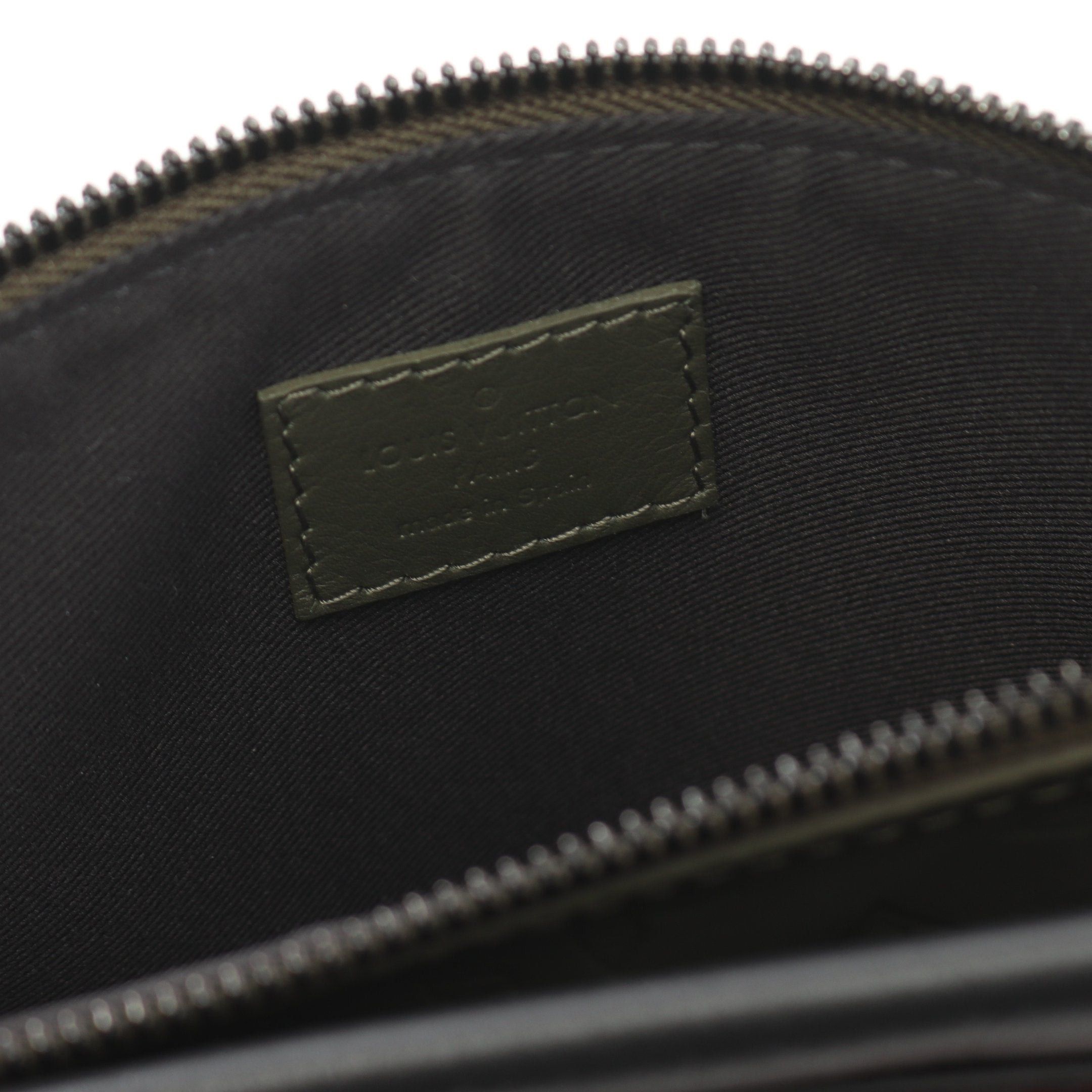 Louis Vuitton Louis Vuitton Flat Messenger Monogram Shadow Shoulder Bag Chain Leather Black Khaki Green Orange Yellow Size ONE SIZE - 4 Thumbnail