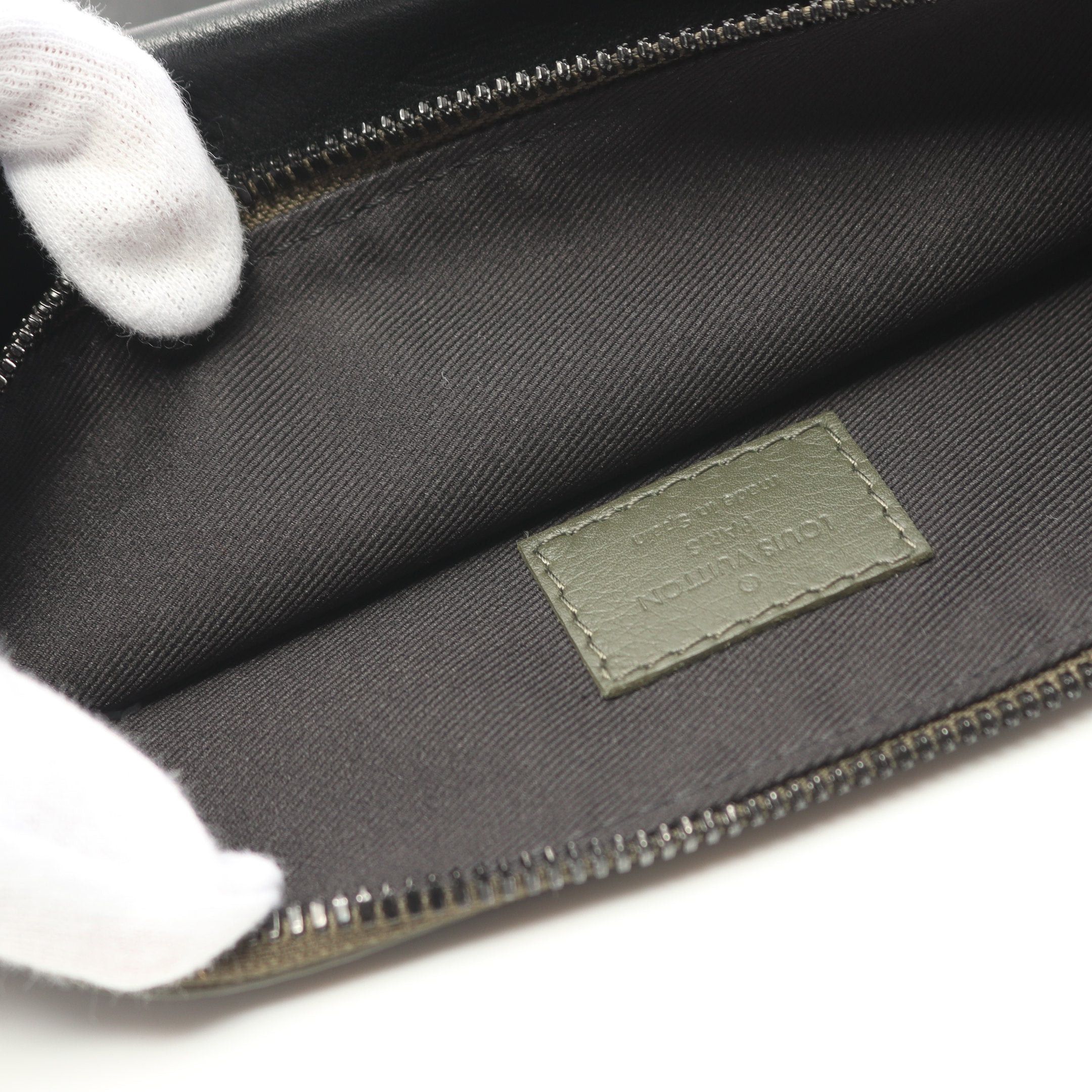 Louis Vuitton Louis Vuitton Flat Messenger Monogram Shadow Shoulder Bag Chain Leather Black Khaki Green Orange Yellow Size ONE SIZE - 7 Thumbnail