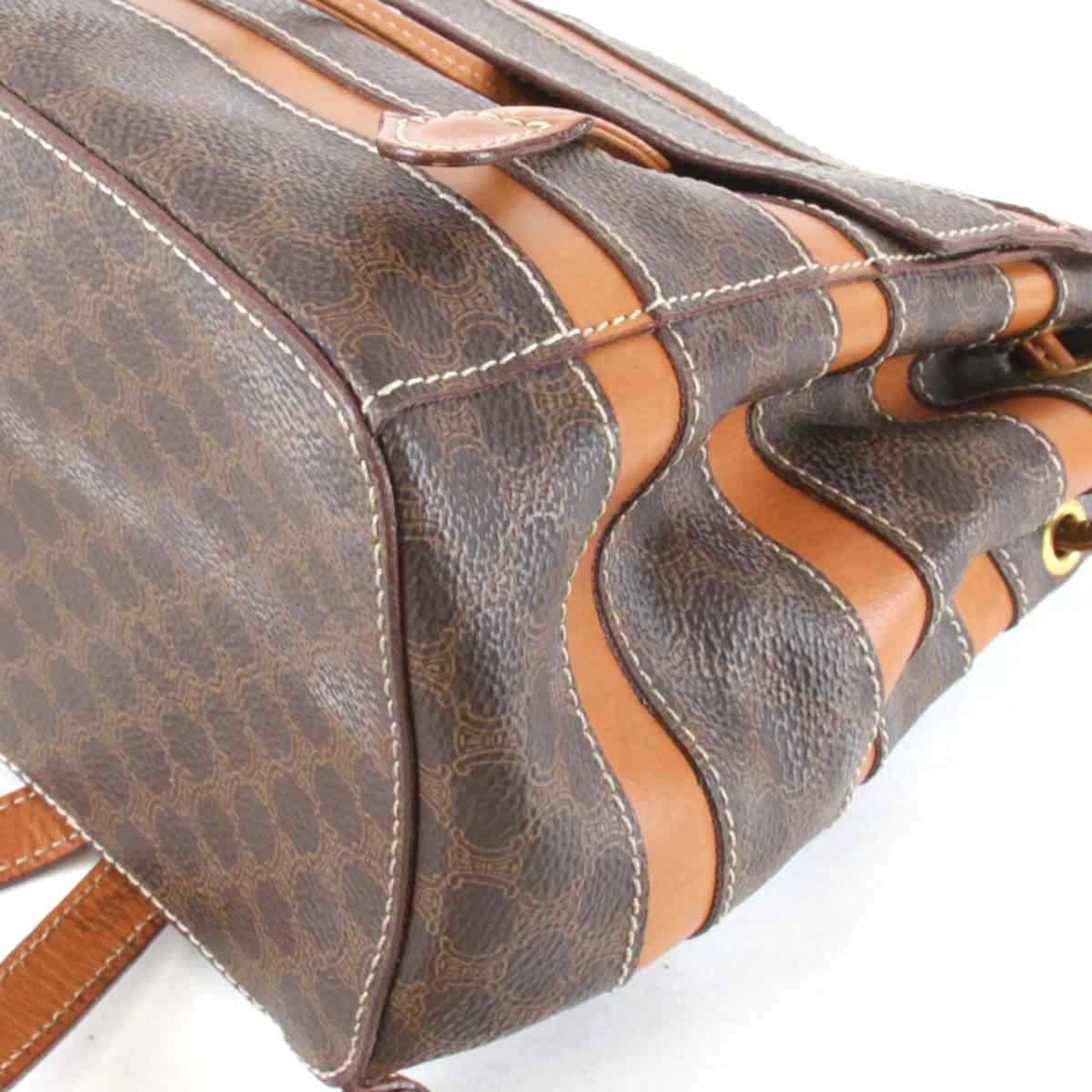 Celine CELINE Backpack / Daypack Leather Brown Women's Size ONE SIZE - 5 Thumbnail