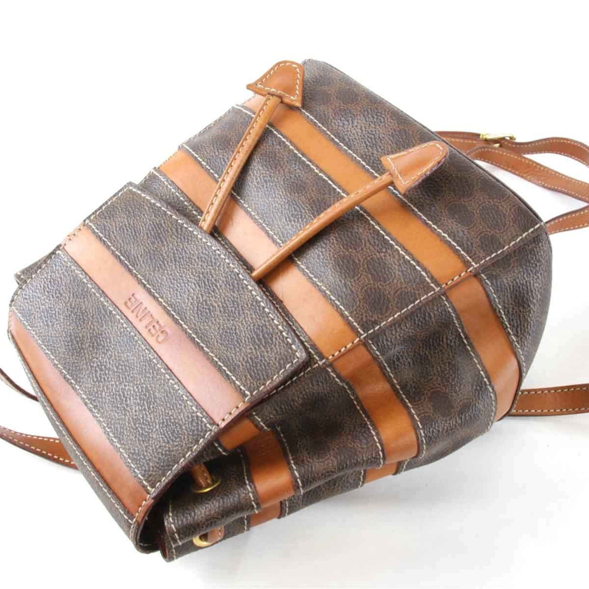 Celine CELINE Backpack / Daypack Leather Brown Women's Size ONE SIZE - 7 Thumbnail