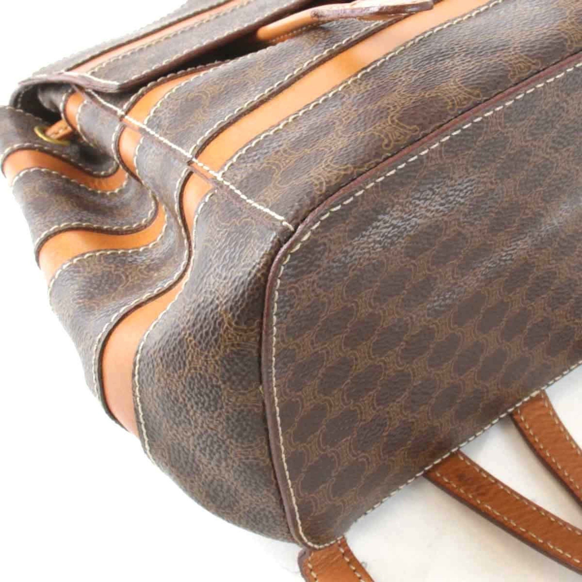 Celine CELINE Backpack / Daypack Leather Brown Women's Size ONE SIZE - 4 Thumbnail