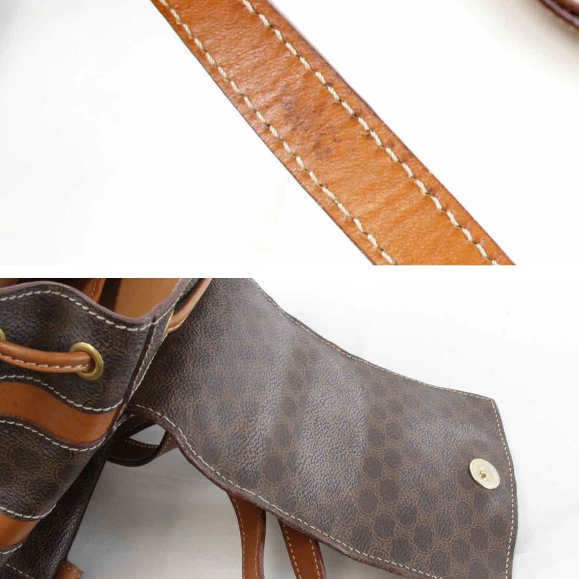 Celine CELINE Backpack / Daypack Leather Brown Women's Size ONE SIZE - 10 Thumbnail