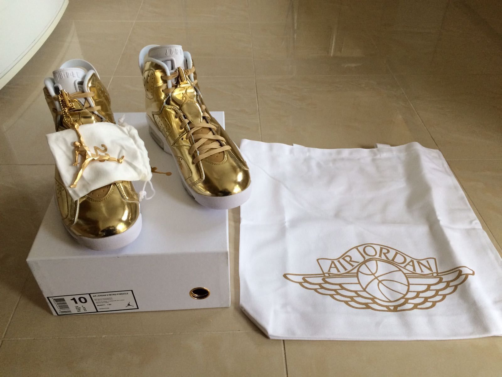 Nike Air Jordan Pinnacle Gold Limited