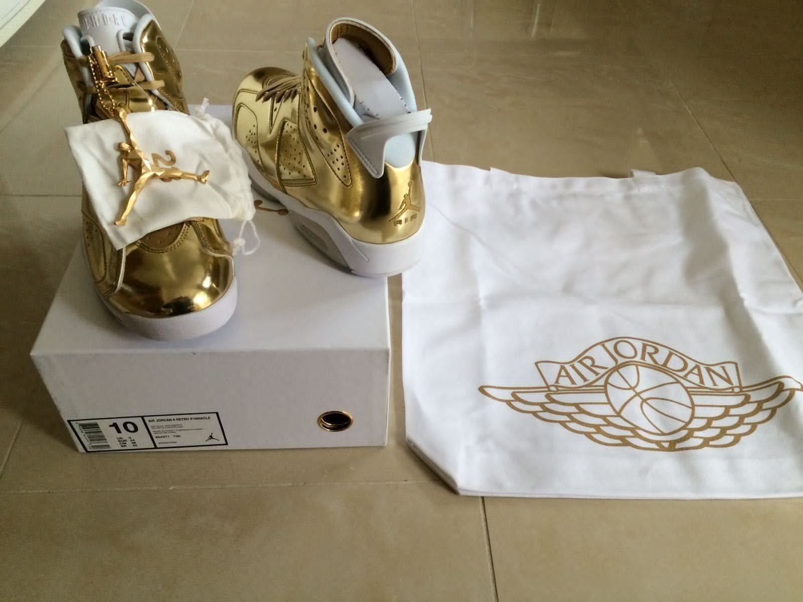 Nike Air Jordan Pinnacle Gold Limited