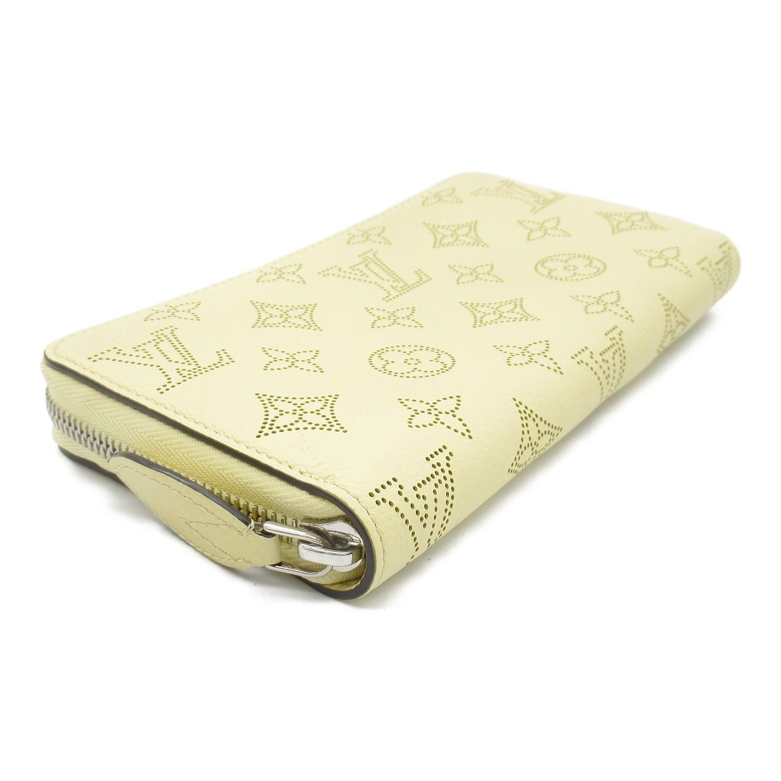 Louis Vuitton Louis Vuitton Zippy Wallet Round Long Zipper Leather Mahina Yellow Banana Size ONE SIZE - 3 Thumbnail