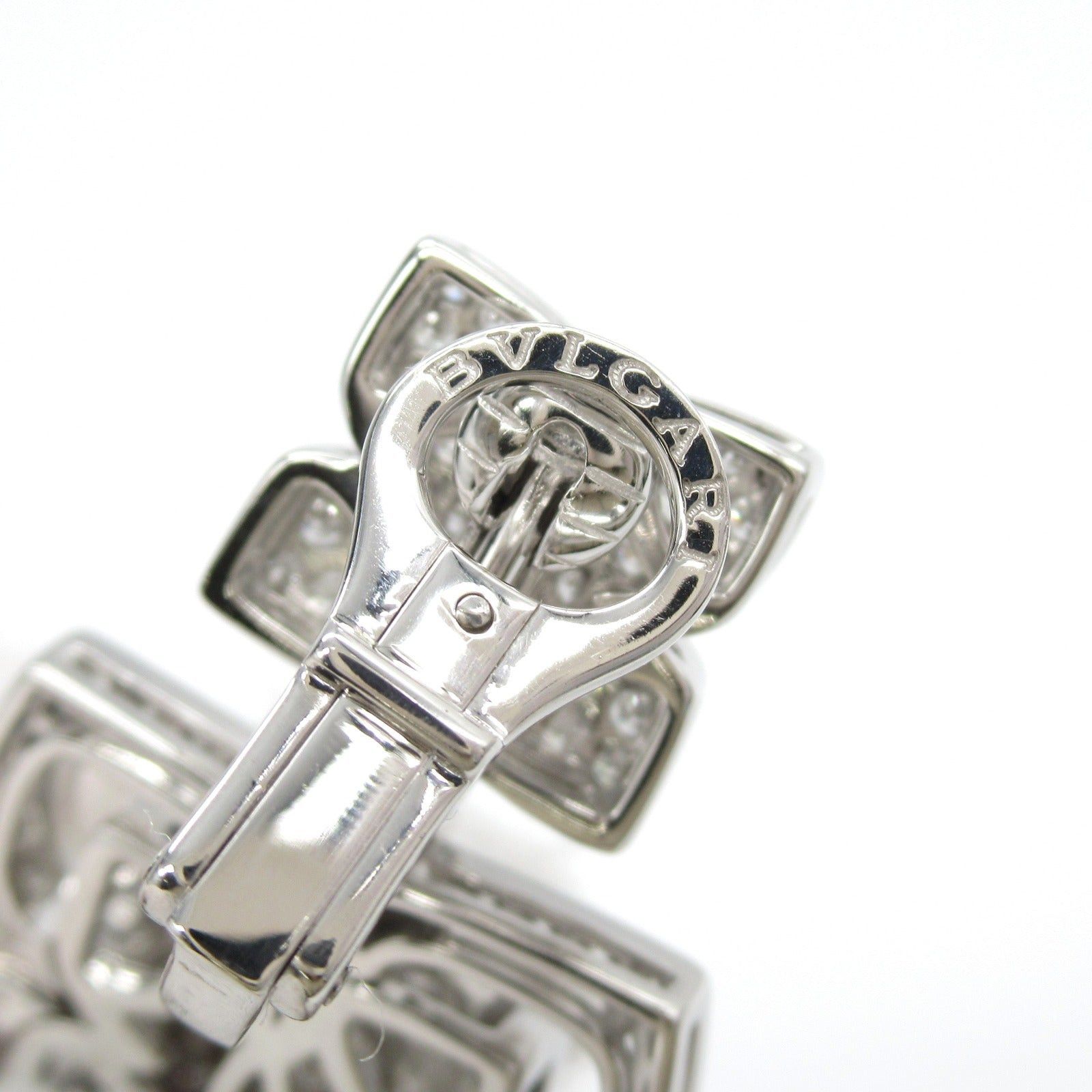 Bvlgari Bvlgari Diamond Earrings K18Wg (White Gold) Clear Size ONE SIZE - 4 Thumbnail