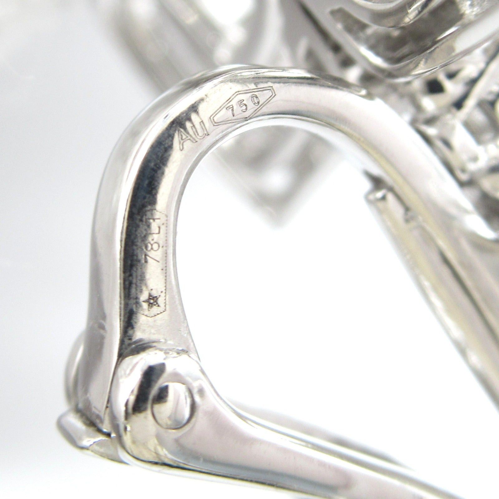 Bvlgari Bvlgari Diamond Earrings K18Wg (White Gold) Clear Size ONE SIZE - 5 Thumbnail
