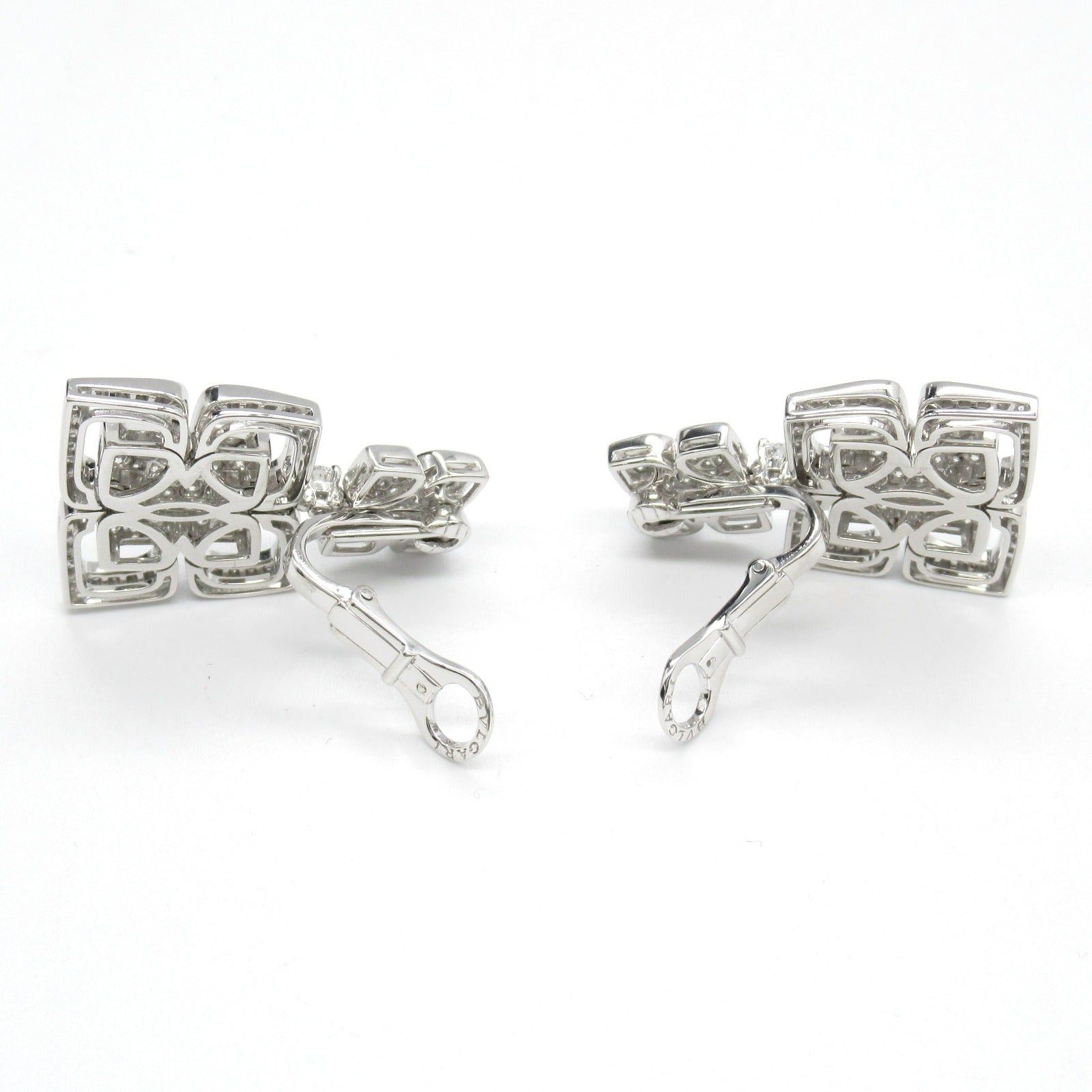 Bvlgari Bvlgari Diamond Earrings K18Wg (White Gold) Clear Size ONE SIZE - 3 Thumbnail