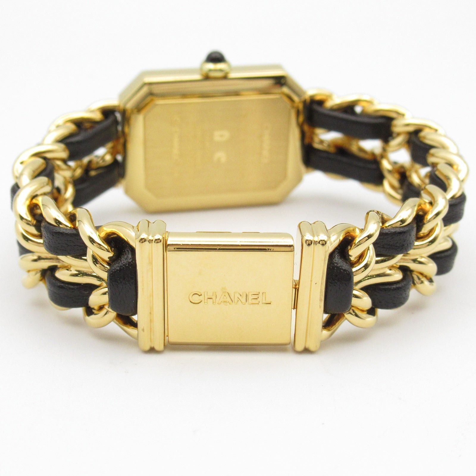 Chanel Chanel Premier S Women Watch Quartz Gp (Gold Plated) Leather Black Size ONE SIZE - 3 Thumbnail