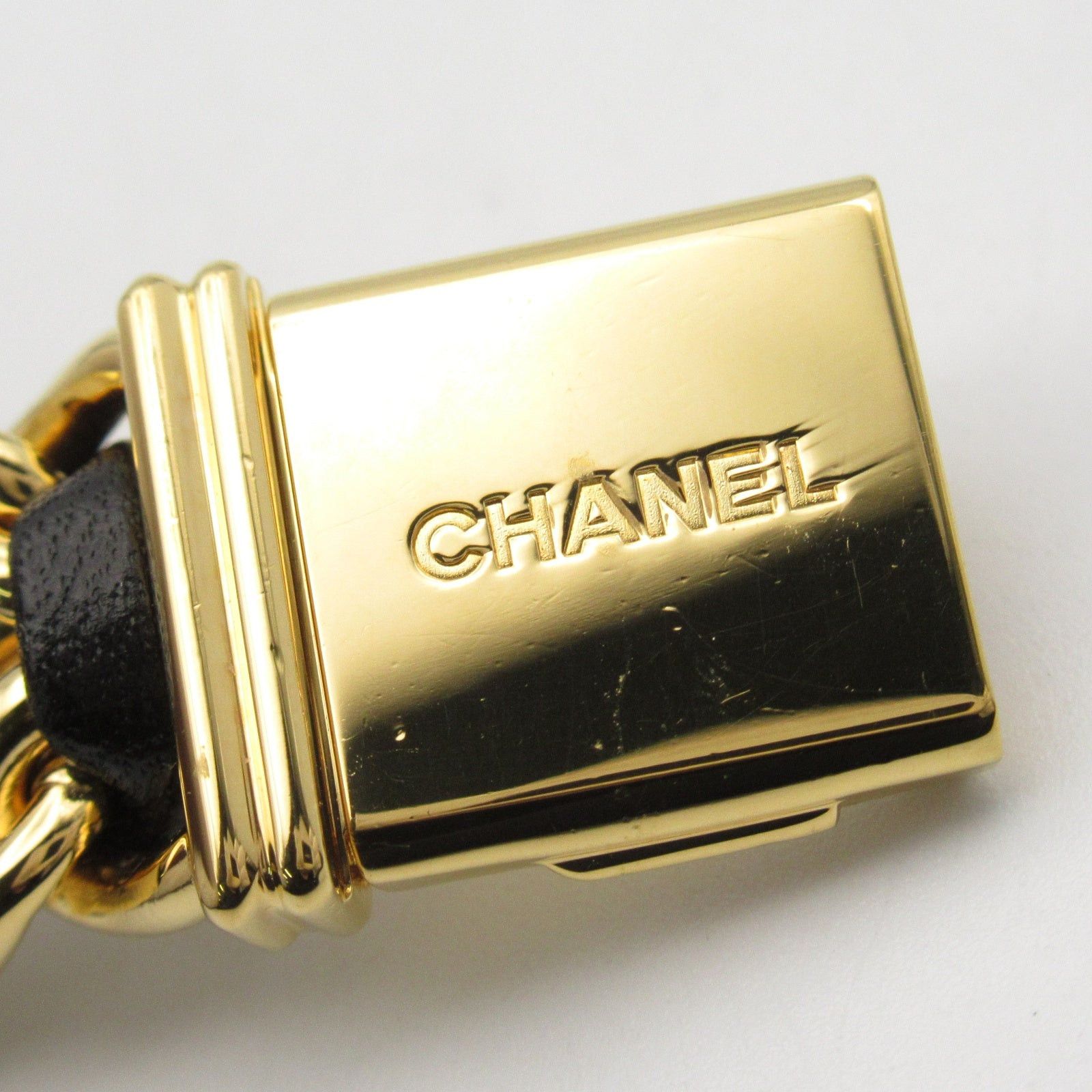Chanel Chanel Premier S Women Watch Quartz Gp (Gold Plated) Leather Black Size ONE SIZE - 16 Thumbnail