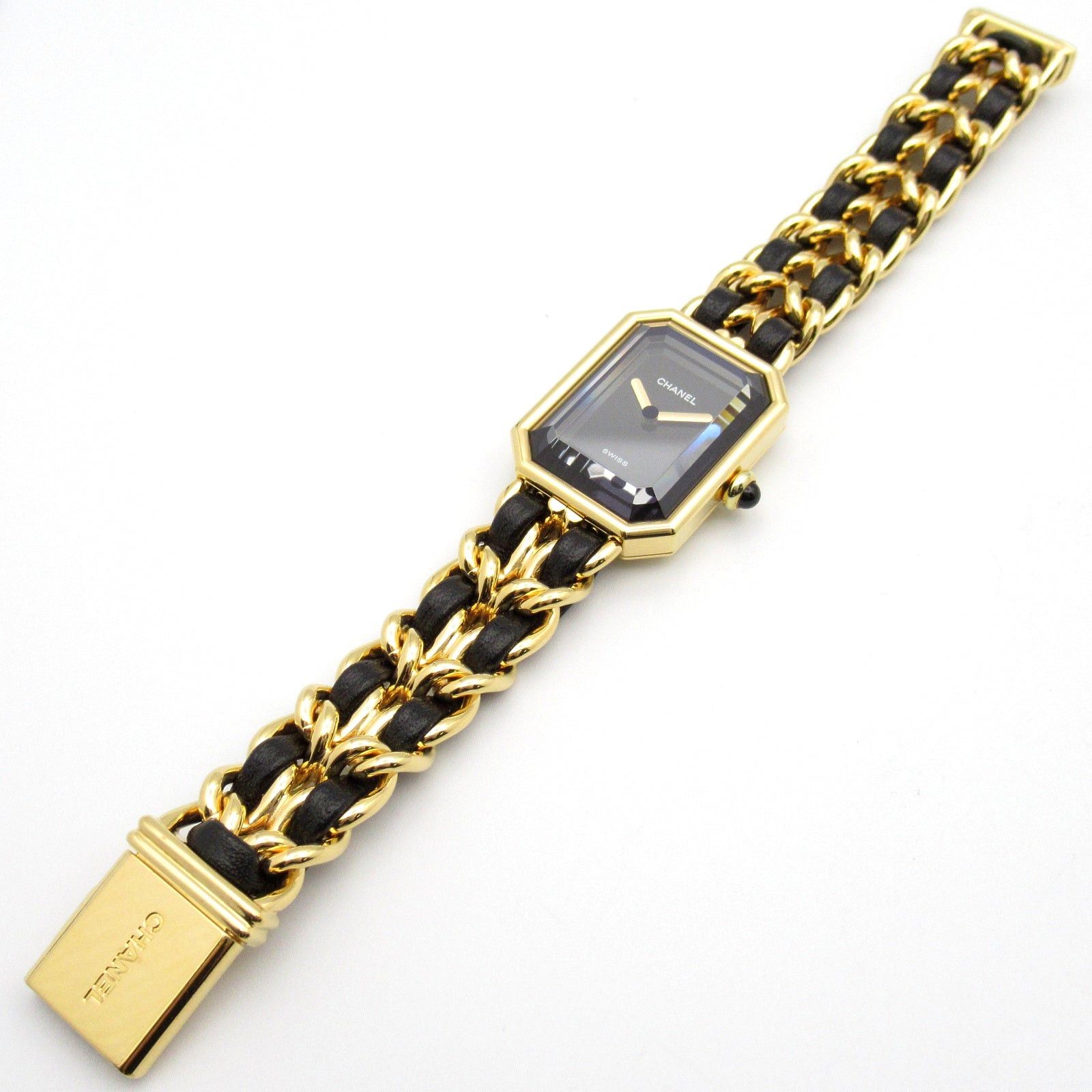 Chanel Chanel Premier S Women Watch Quartz Gp (Gold Plated) Leather Black Size ONE SIZE - 4 Thumbnail