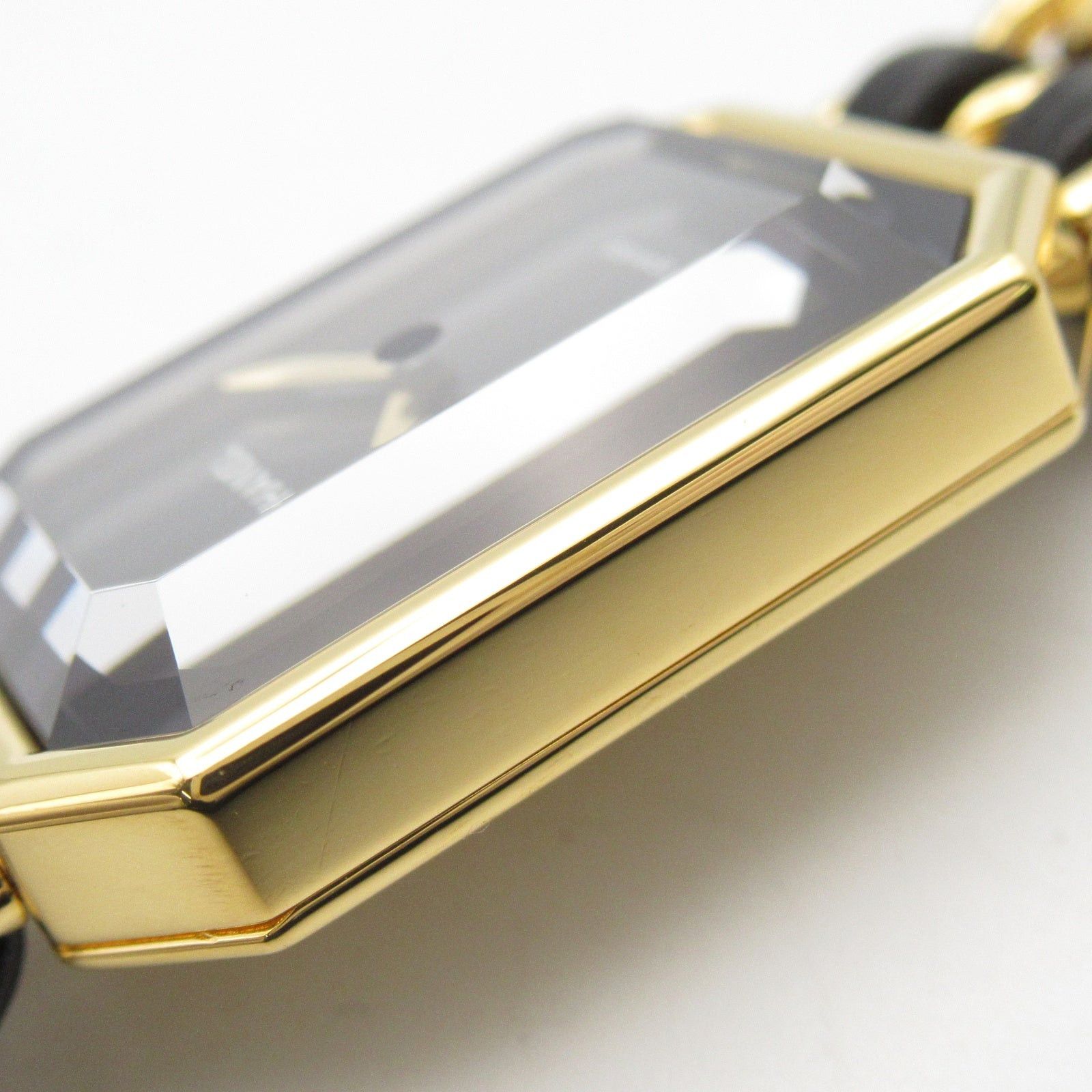Chanel Chanel Premier S Women Watch Quartz Gp (Gold Plated) Leather Black Size ONE SIZE - 8 Thumbnail