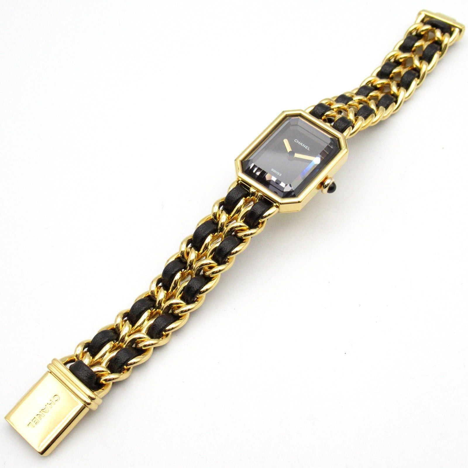 Chanel Chanel Premier M Women Watch Quartz Gp (Gold Plated) Leather Black Size ONE SIZE - 4 Thumbnail