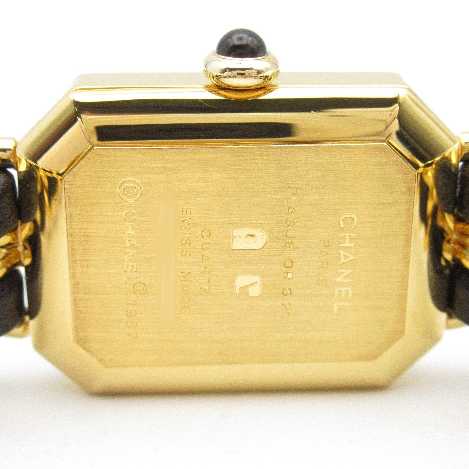 Chanel Chanel Premier M Women Watch Quartz Gp (Gold Plated) Leather Black Size ONE SIZE - 5 Thumbnail
