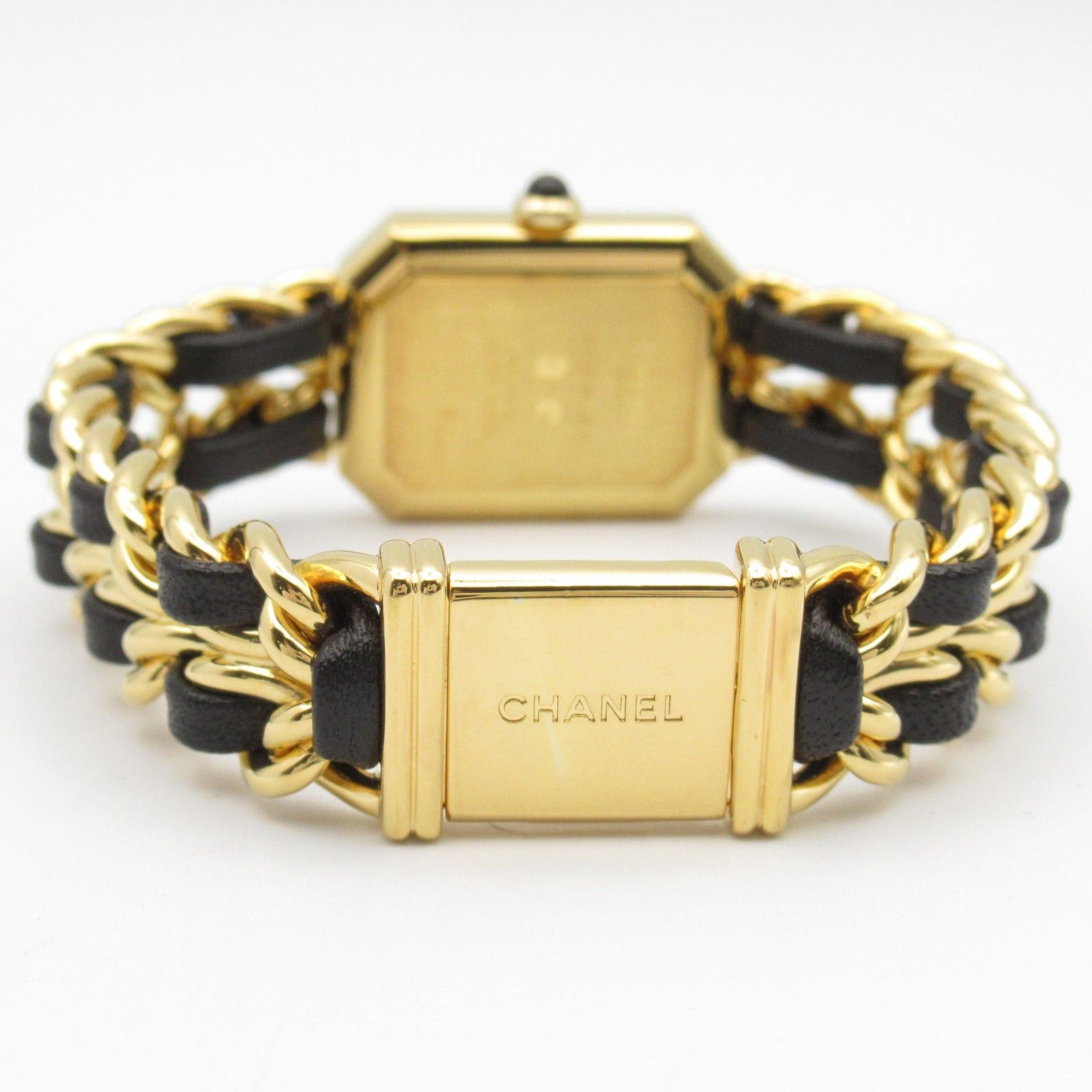 Chanel Chanel Premier M Women Watch Quartz Gp (Gold Plated) Leather Black Size ONE SIZE - 3 Thumbnail
