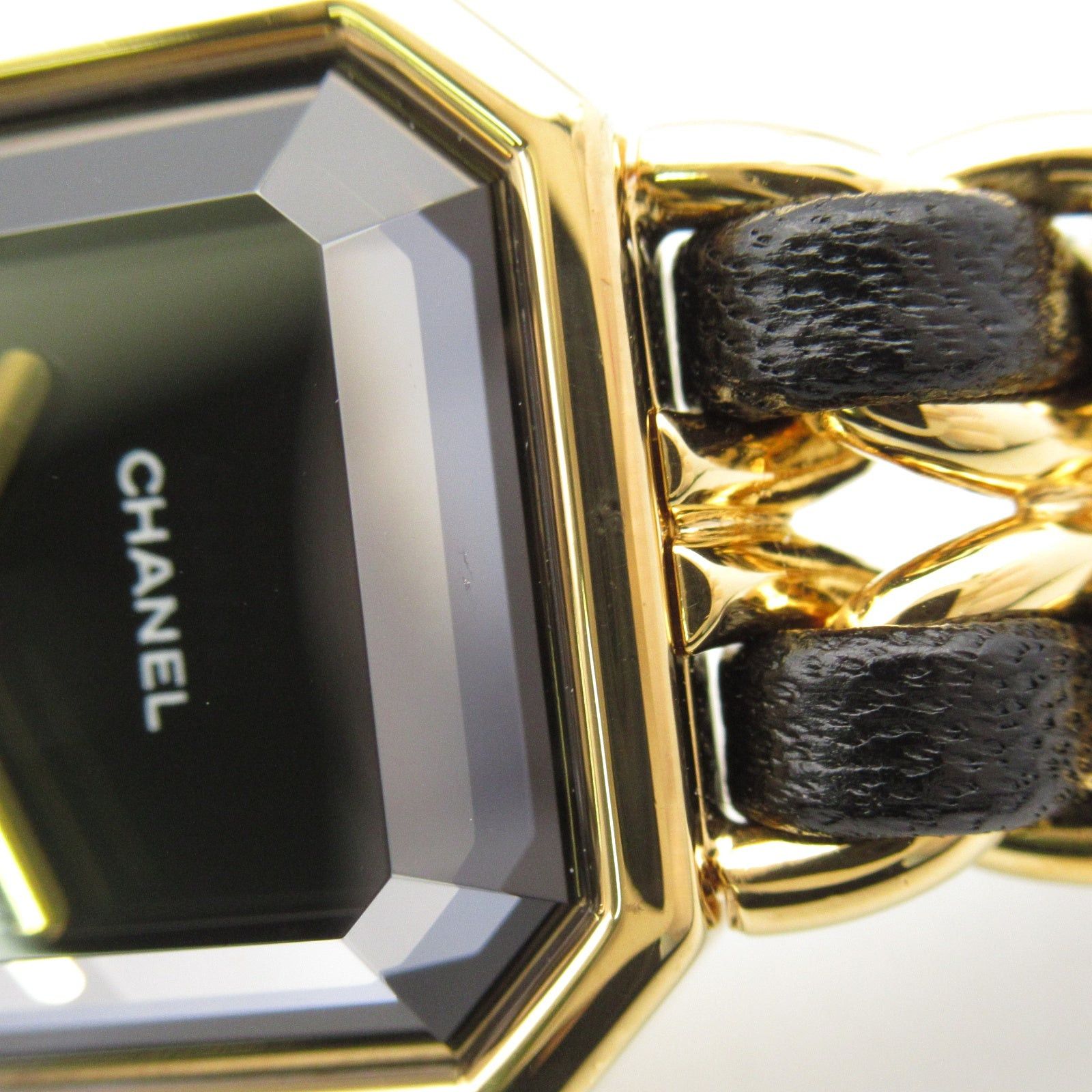 Chanel Chanel Premier M Women Watch Quartz Gp (Gold Plated) Leather Black Size ONE SIZE - 8 Thumbnail