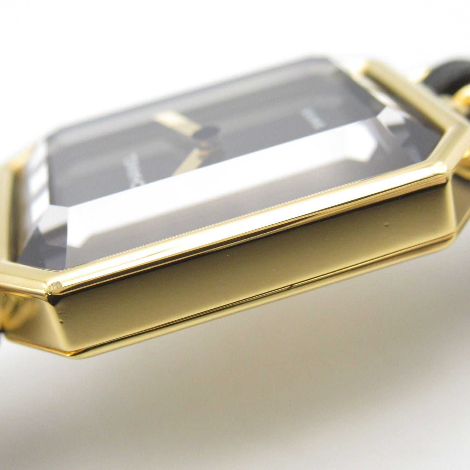 Chanel Chanel Premier M Women Watch Quartz Gp (Gold Plated) Leather Black Size ONE SIZE - 10 Thumbnail