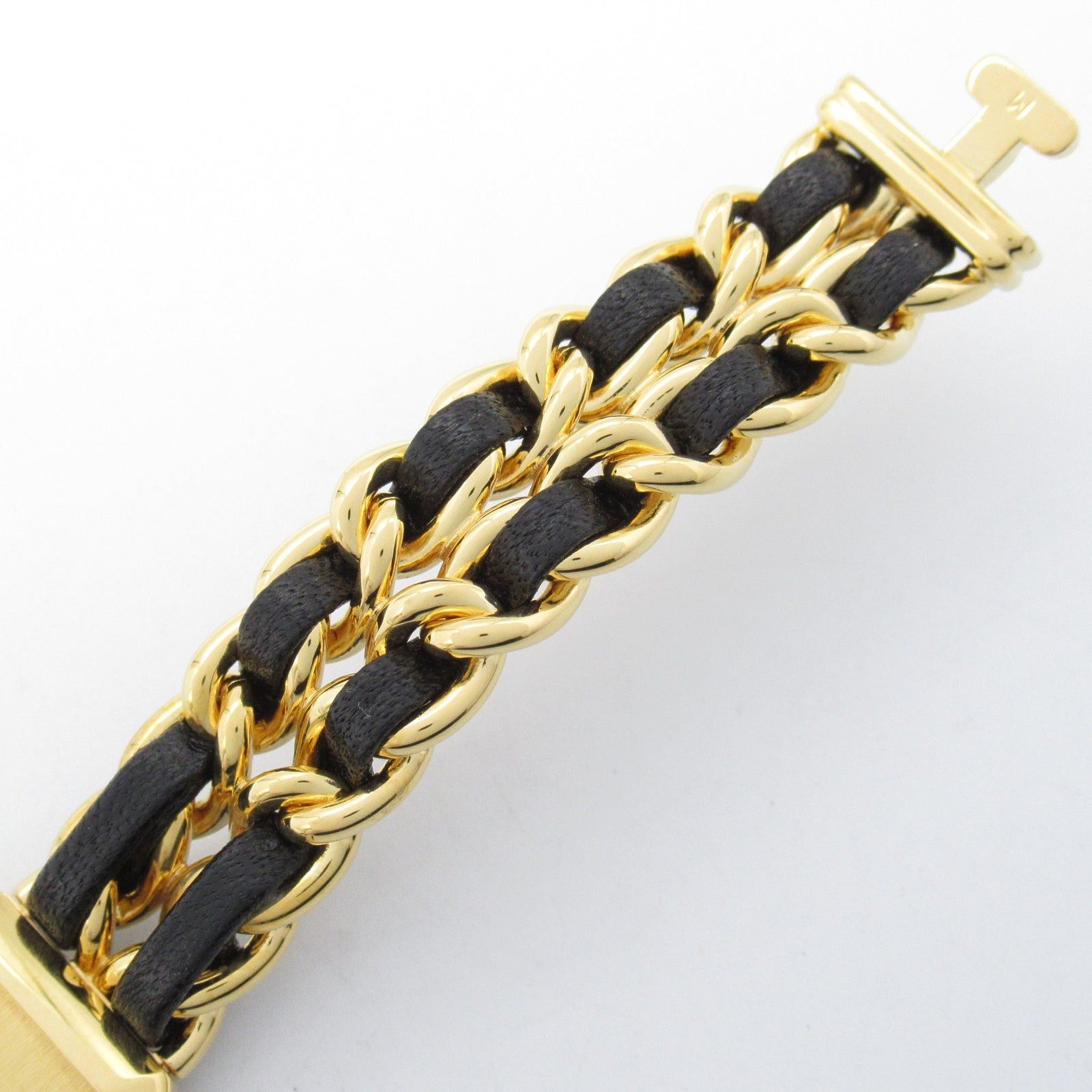 Chanel Chanel Premier M Women Watch Quartz Gp (Gold Plated) Leather Black Size ONE SIZE - 13 Thumbnail