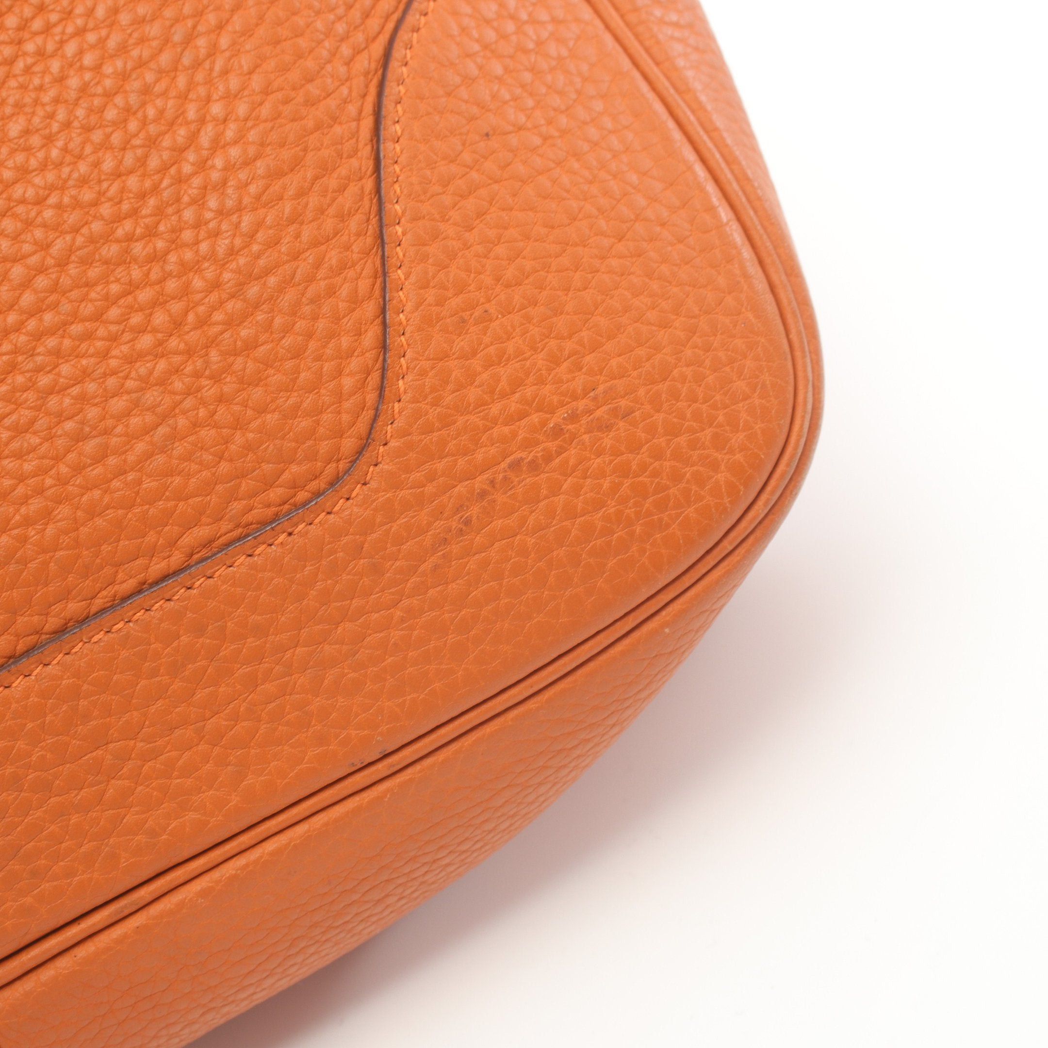 Hermes Hermes Trim 31 Shoulder Bag Clemence Leather Orange Silver Hardware □J Carved Stamp Size ONE SIZE - 10 Thumbnail