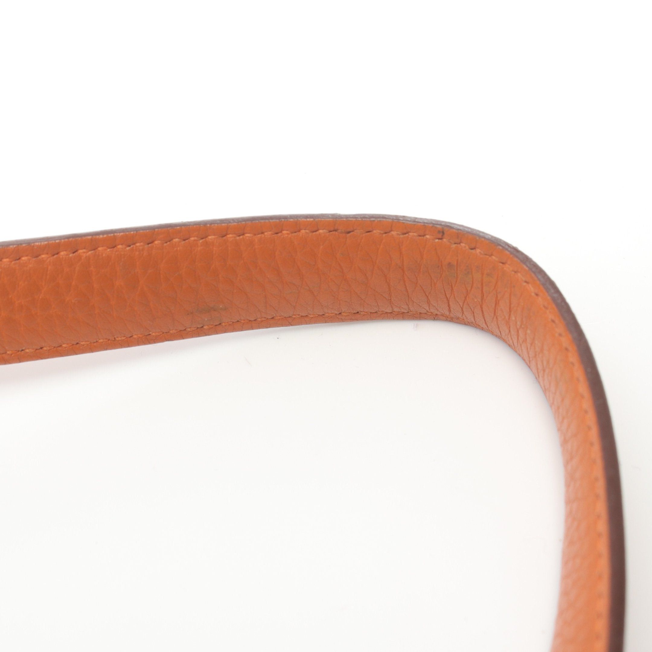 Hermes Hermes Trim 31 Shoulder Bag Clemence Leather Orange Silver Hardware □J Carved Stamp Size ONE SIZE - 8 Thumbnail