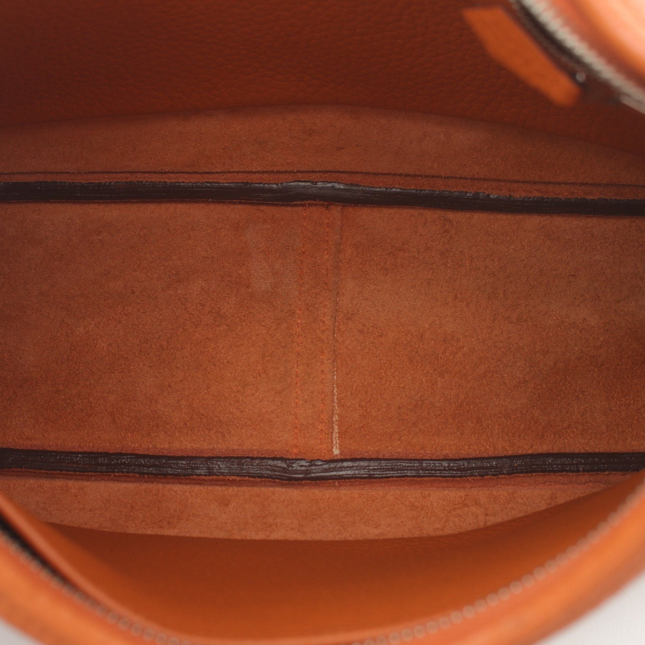 Hermes Hermes Trim 31 Shoulder Bag Clemence Leather Orange Silver Hardware □J Carved Stamp Size ONE SIZE - 9 Thumbnail