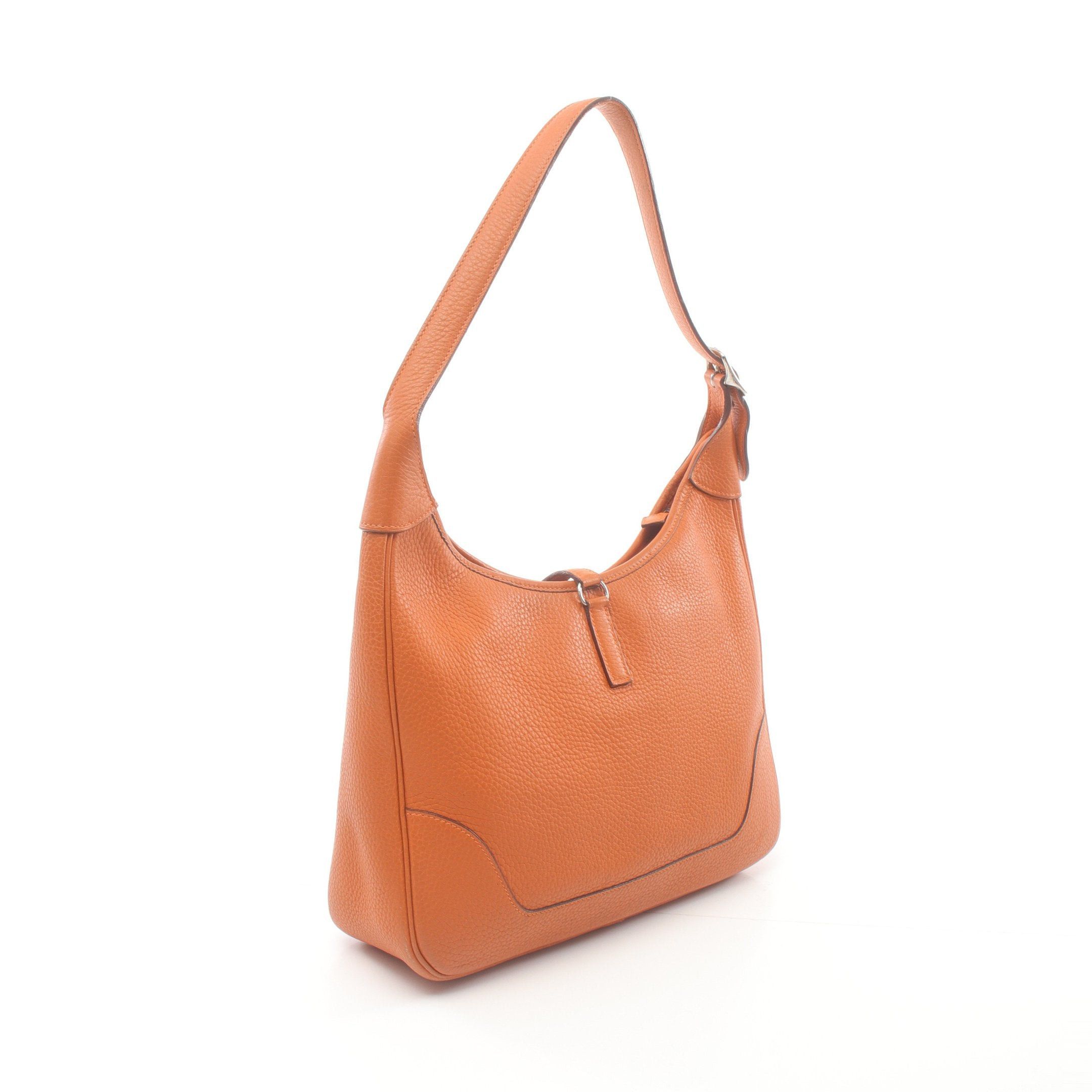 Hermes Hermes Trim 31 Shoulder Bag Clemence Leather Orange Silver Hardware □J Carved Stamp Size ONE SIZE - 2 Thumbnail