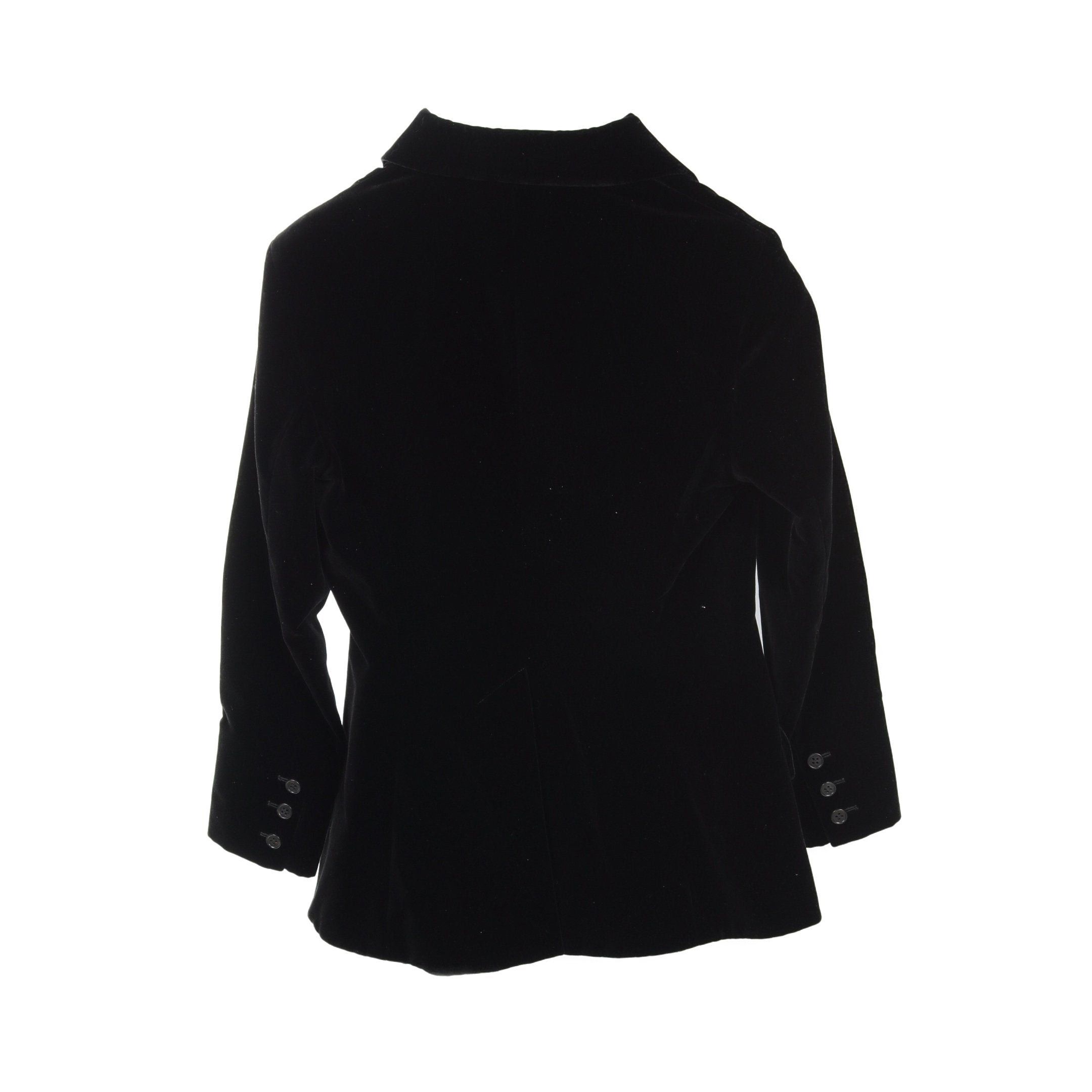 Hermes Hermes Velor Tailored Jacket Cotton Black Size ONE SIZE - 2 Thumbnail