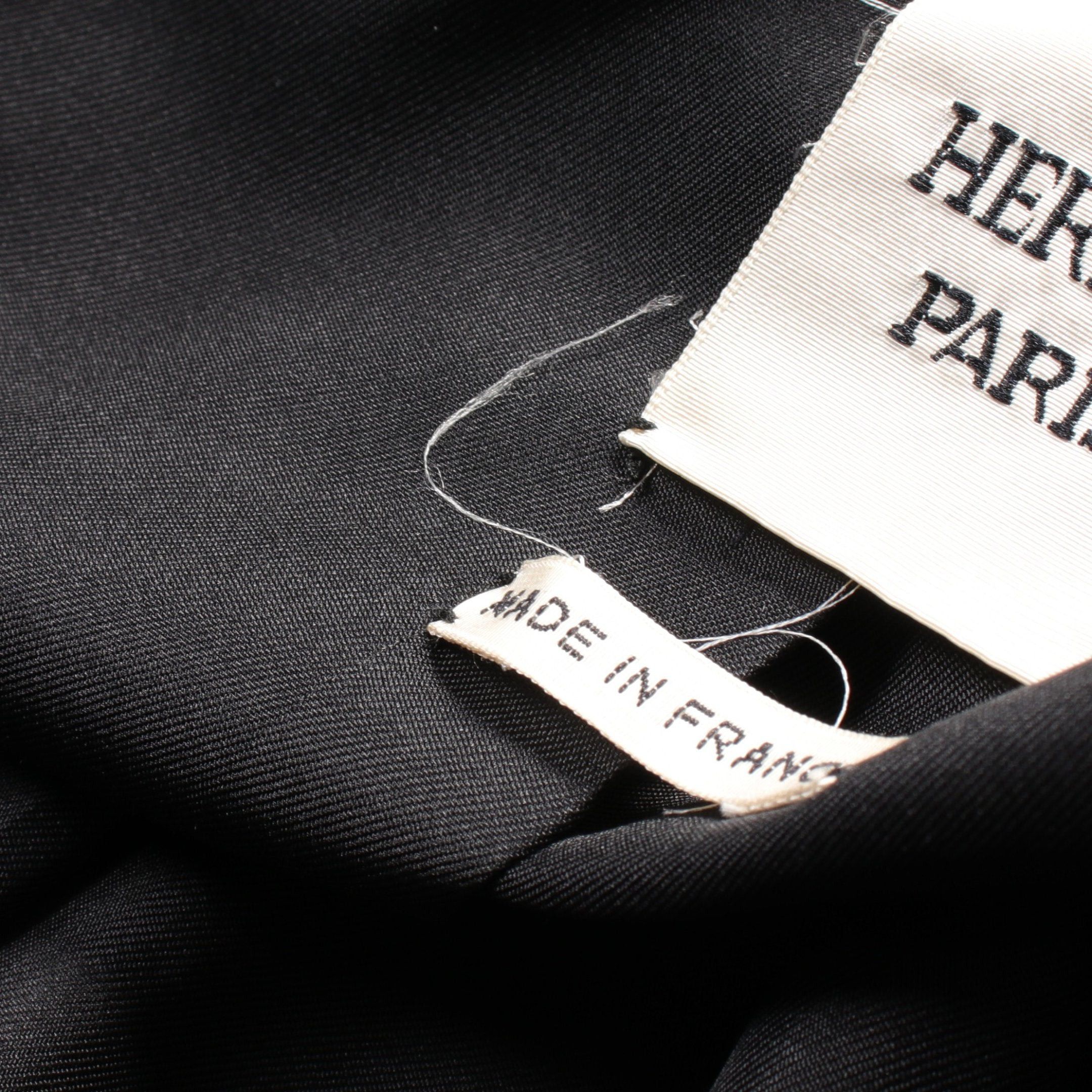 Hermes Hermes Velor Tailored Jacket Cotton Black Size ONE SIZE - 8 Thumbnail