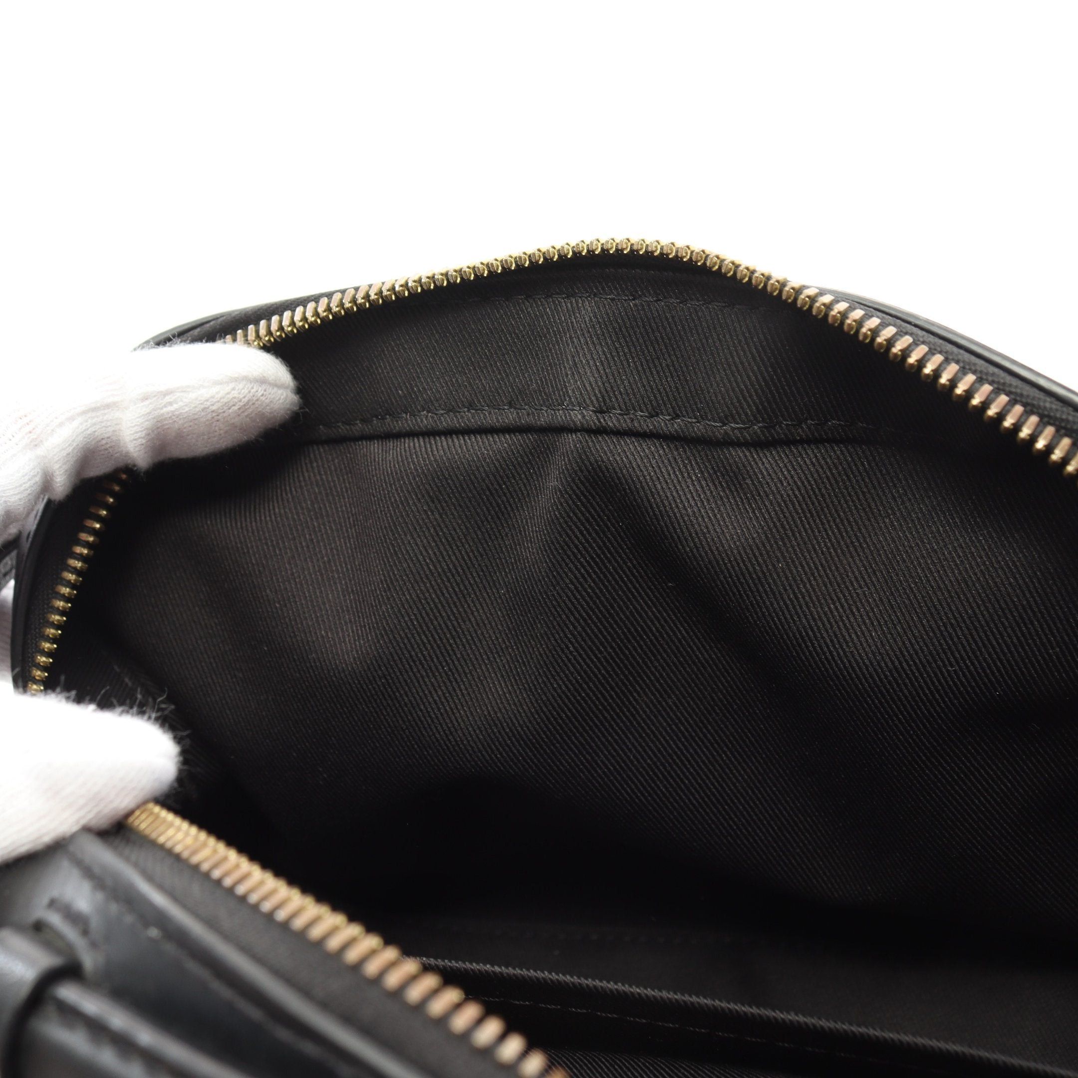 Louis Vuitton Louis Vuitton Saintonge Monogram Noir Shoulder Bag Leather Brown Black Size ONE SIZE - 8 Thumbnail