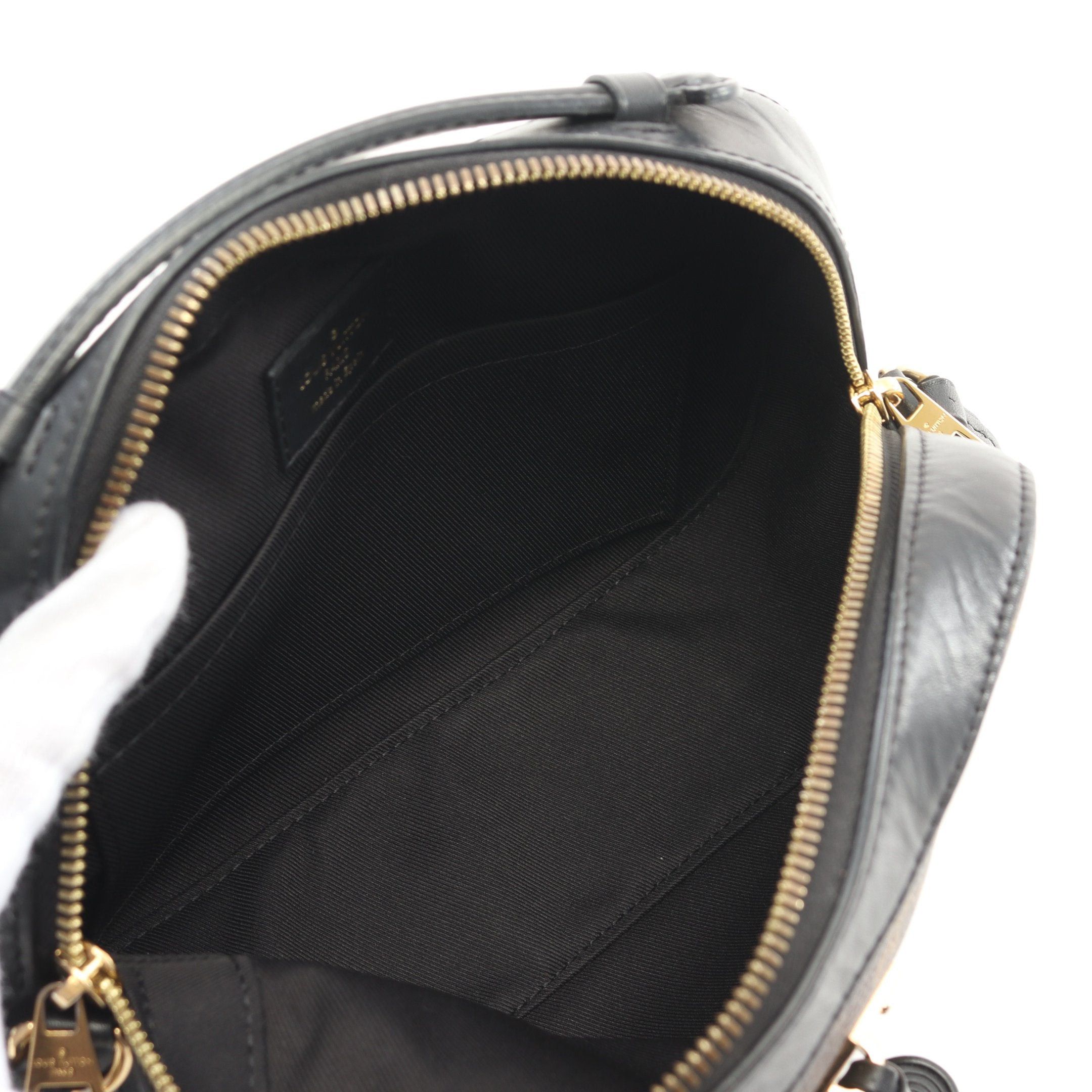 Louis Vuitton Louis Vuitton Saintonge Monogram Noir Shoulder Bag Leather Brown Black Size ONE SIZE - 3 Thumbnail