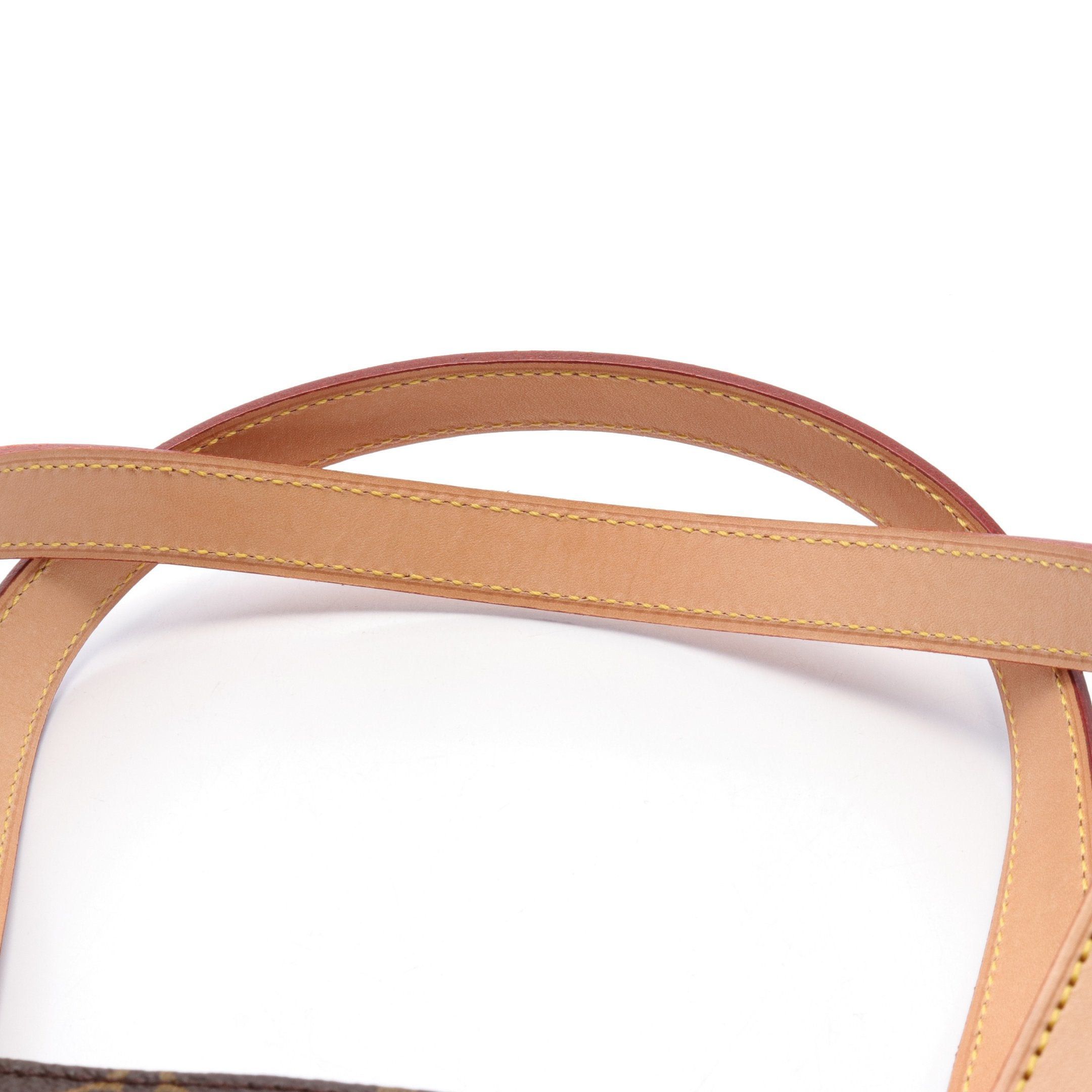 Louis Vuitton Louis Vuitton Cabas Piano Monogram Shoulder Bag Leather Brown Size ONE SIZE - 7 Thumbnail