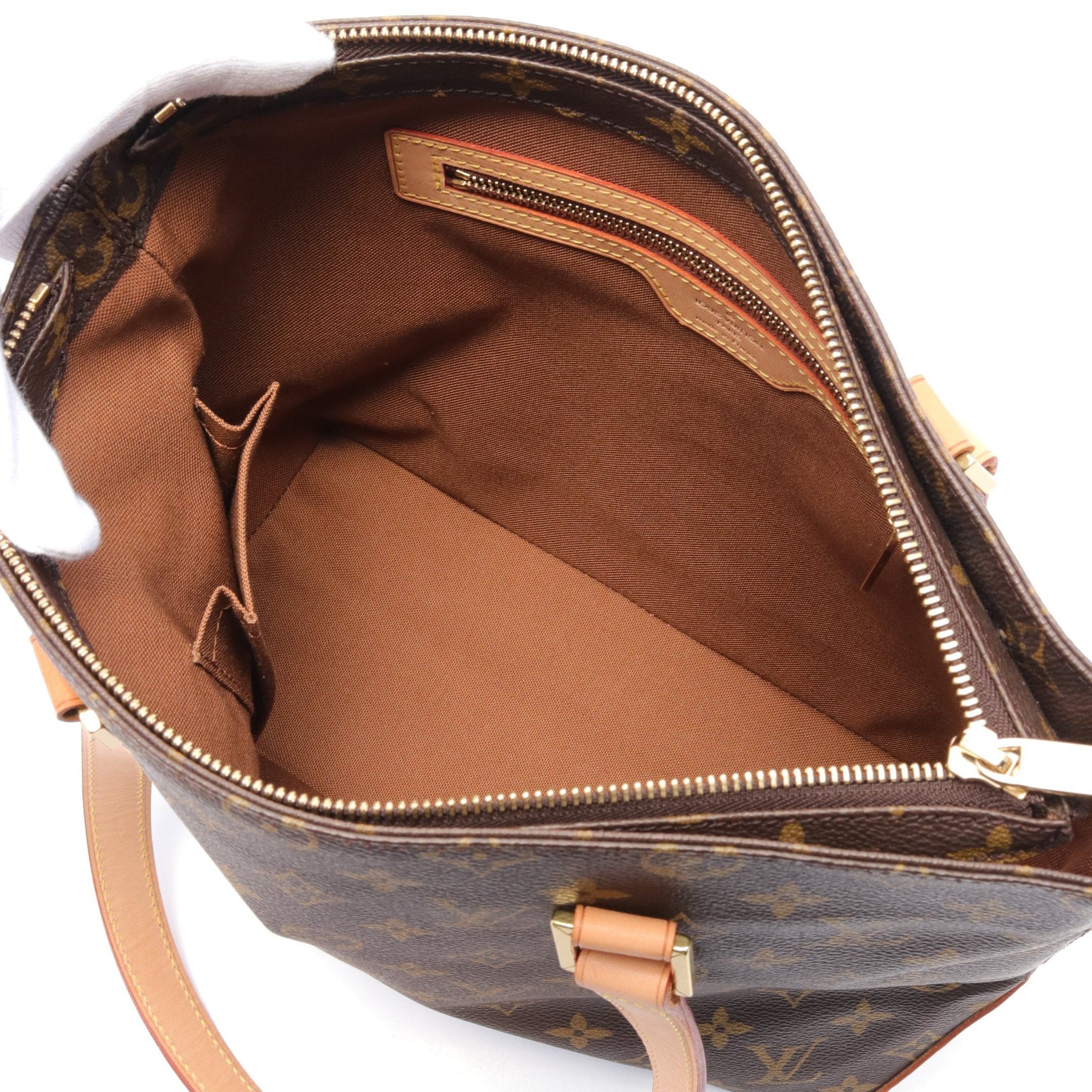 Louis Vuitton Louis Vuitton Cabas Piano Monogram Shoulder Bag Leather Brown Size ONE SIZE - 3 Thumbnail