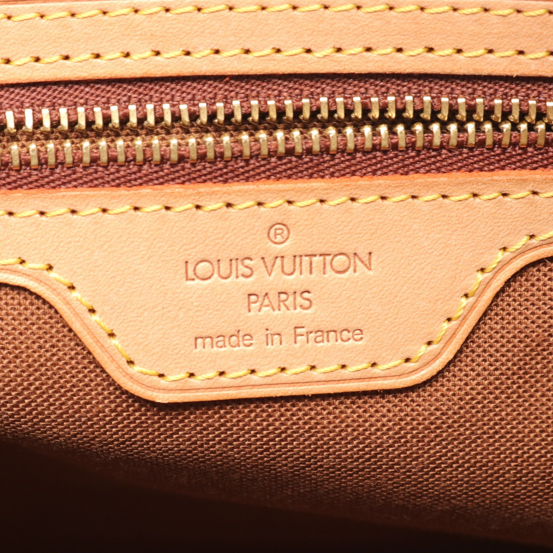 Louis Vuitton Louis Vuitton Cabas Piano Monogram Shoulder Bag Leather Brown Size ONE SIZE - 4 Thumbnail