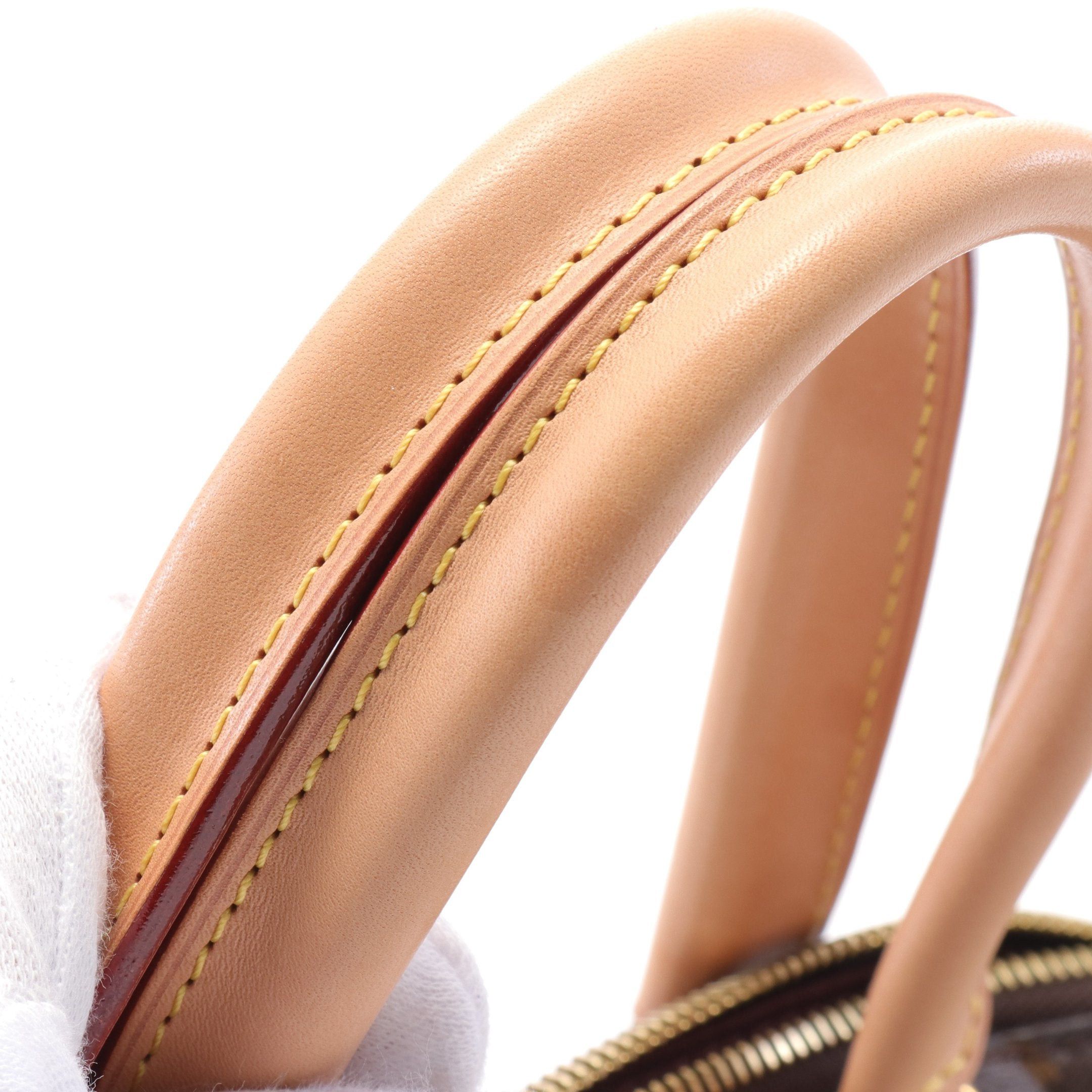 Louis Vuitton Louis Vuitton Rivoli Pm Monogram Handbag Leather Brown Size ONE SIZE - 6 Thumbnail