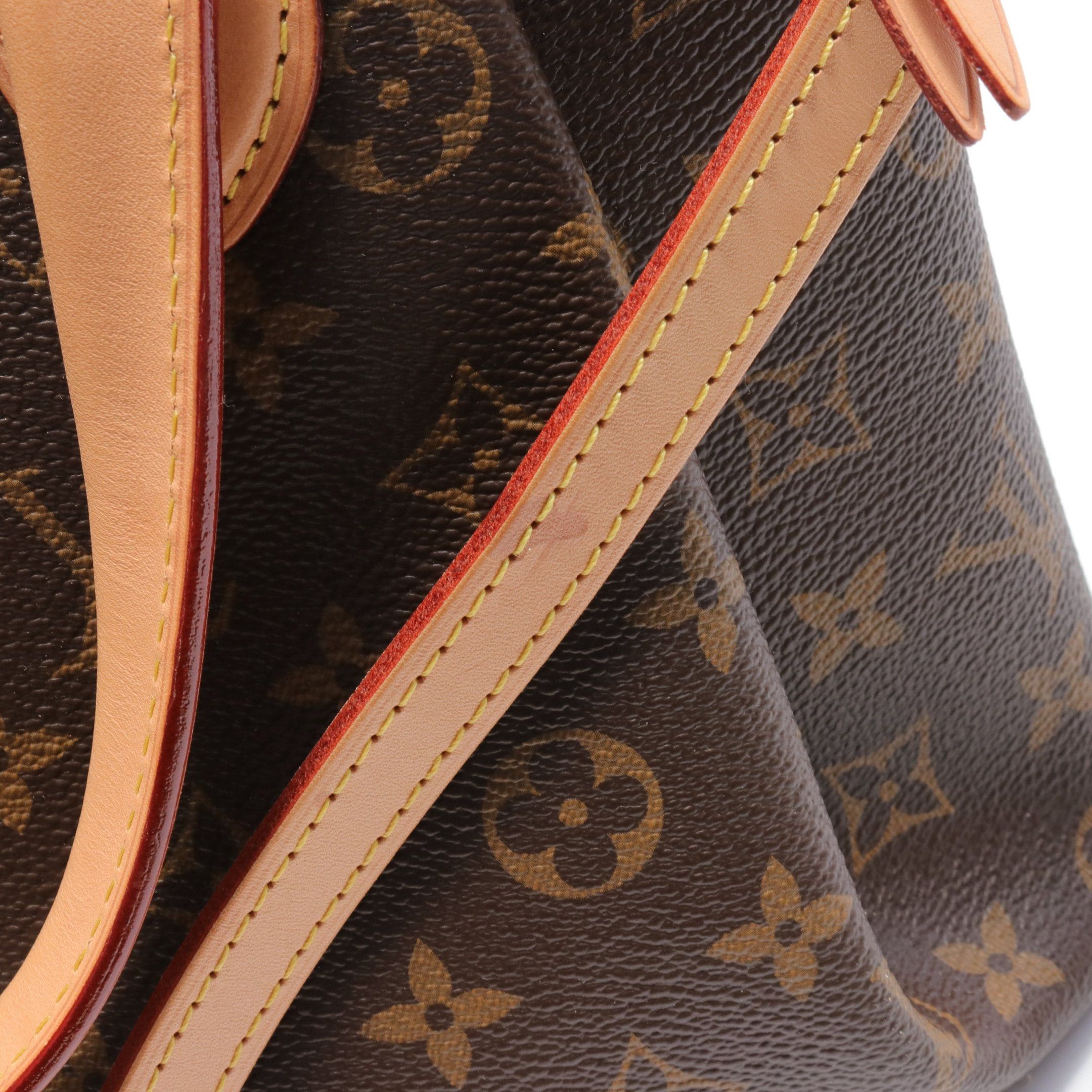 Louis Vuitton Louis Vuitton Rivoli Pm Monogram Handbag Leather Brown Size ONE SIZE - 7 Thumbnail