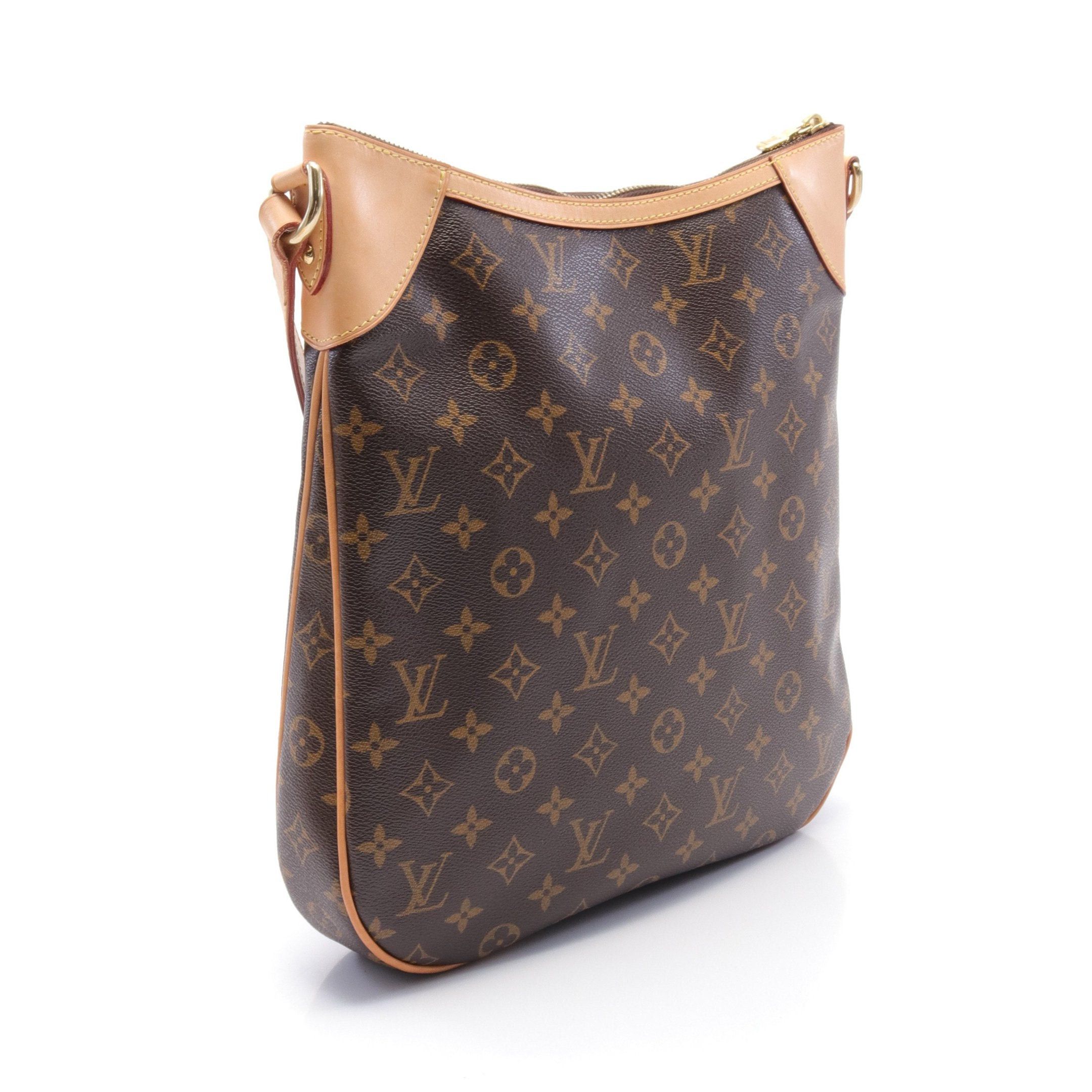 Louis Vuitton Louis Vuitton Odeon Mm Monogram Shoulder Bag Leather Brown Size ONE SIZE - 2 Thumbnail