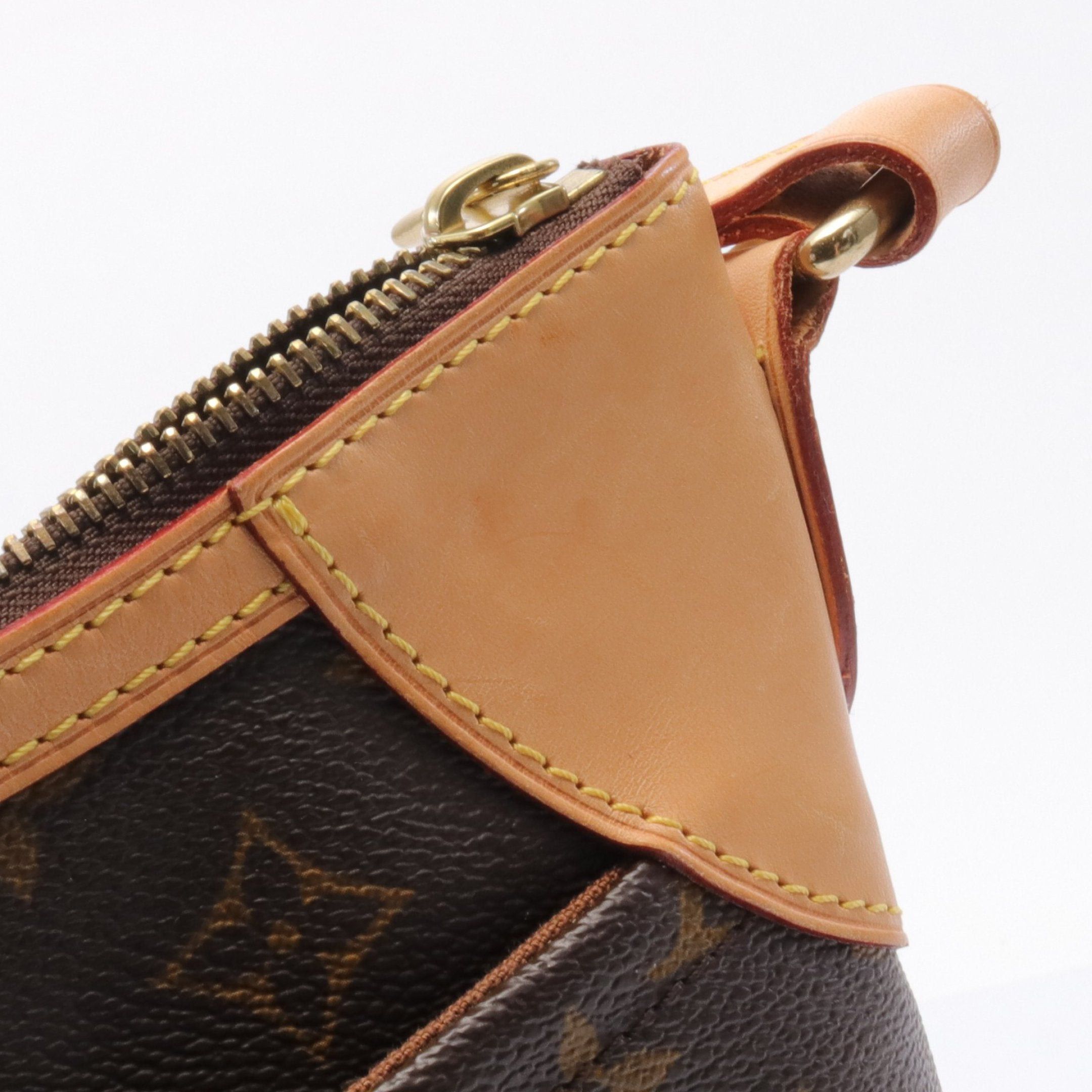 Louis Vuitton Louis Vuitton Odeon Mm Monogram Shoulder Bag Leather Brown Size ONE SIZE - 6 Thumbnail