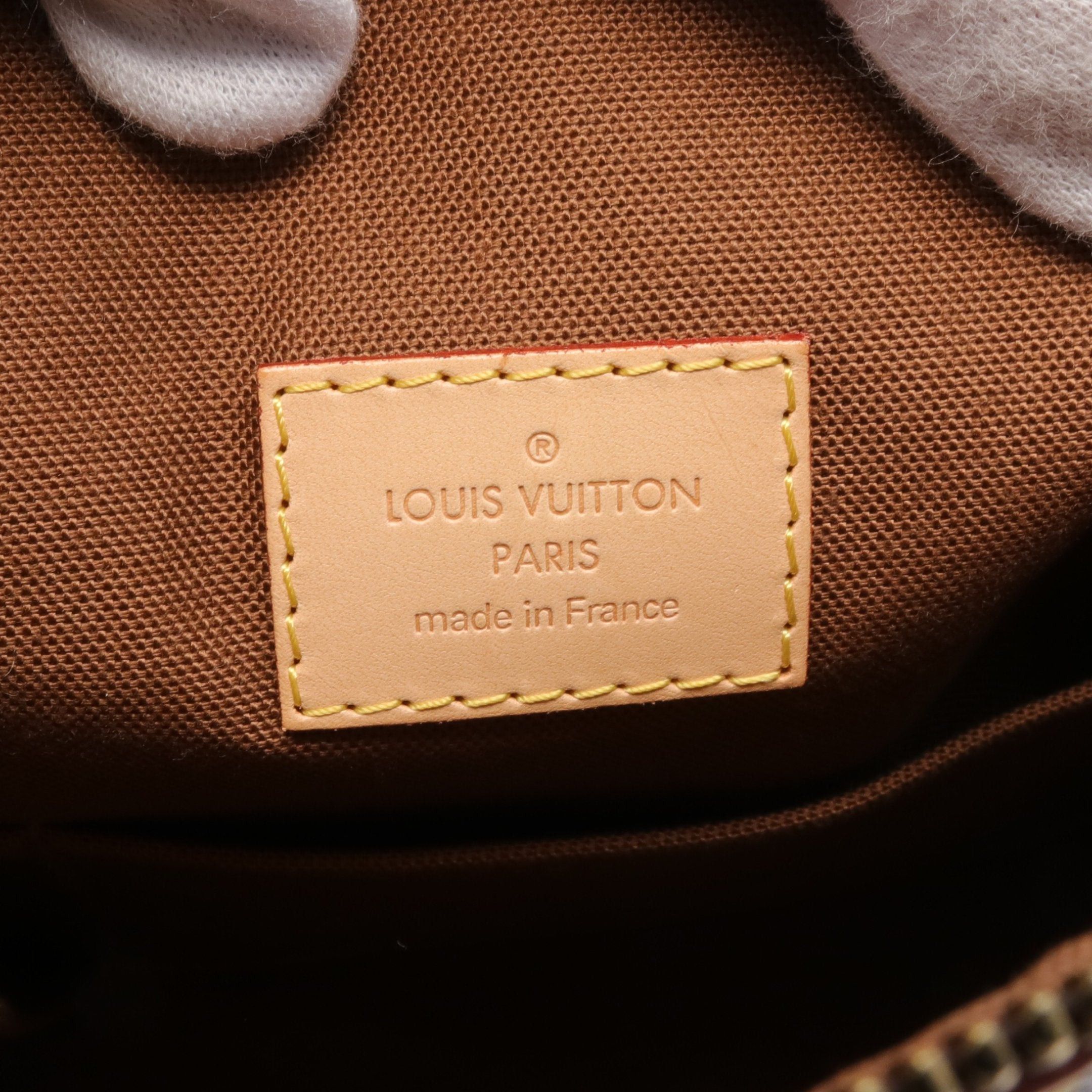 Louis Vuitton Louis Vuitton Odeon Mm Monogram Shoulder Bag Leather Brown Size ONE SIZE - 4 Thumbnail