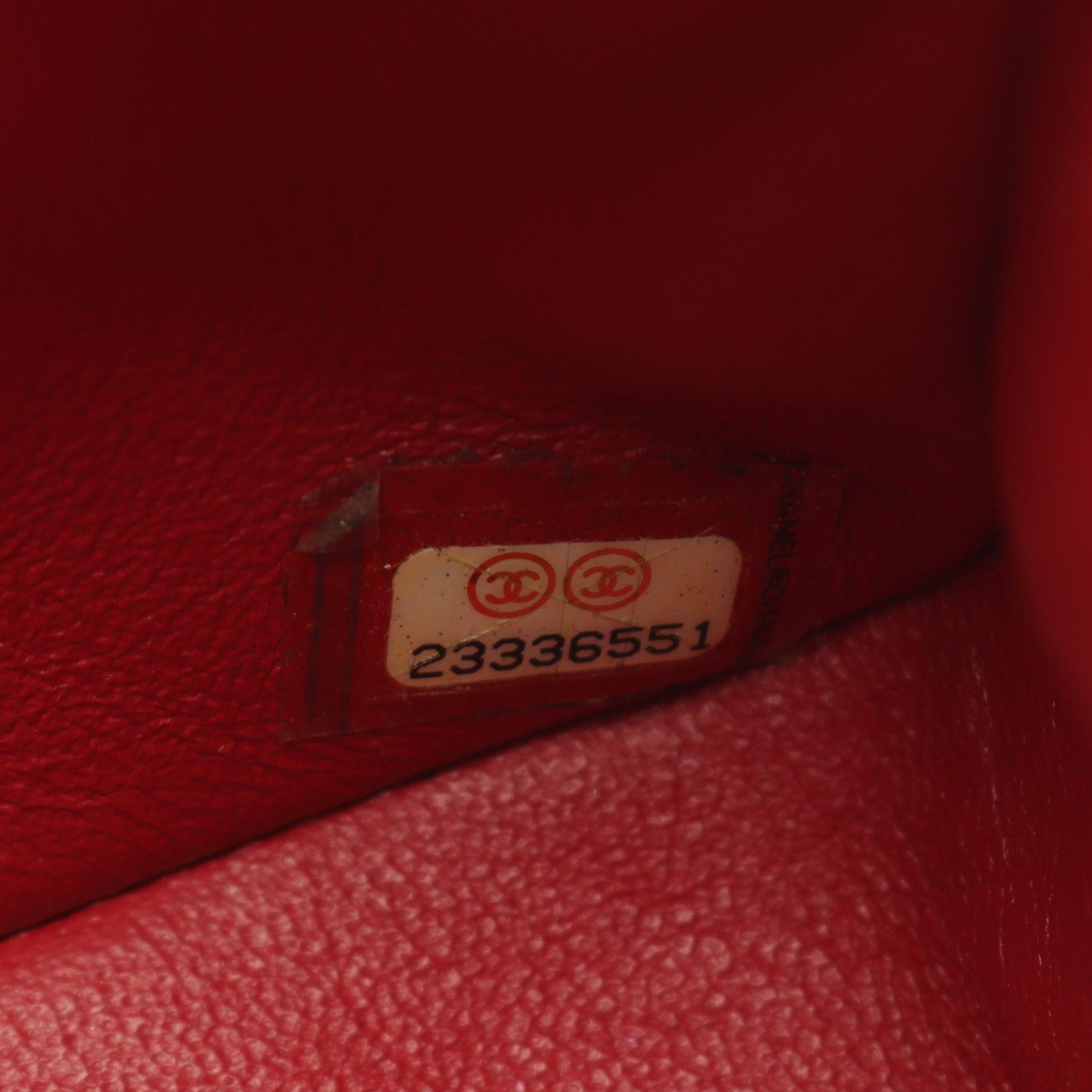 Chanel Chanel Mini Matelasse Chain Shoulder Bag Lambskin Red Gold Hardware Size ONE SIZE - 5 Thumbnail